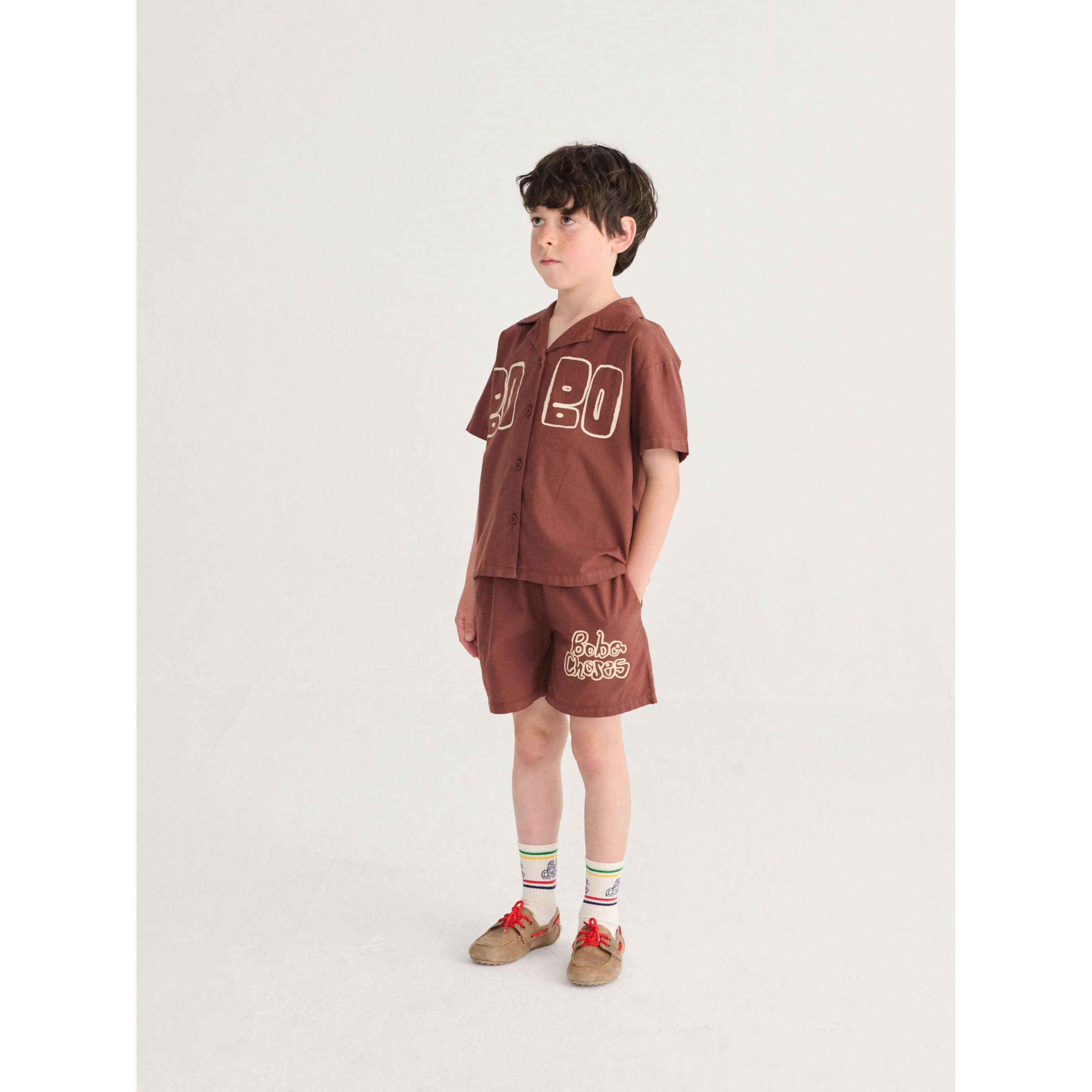 Bobo Choses Brown Bobo Choses Thin Woven Shirt - Image 2
