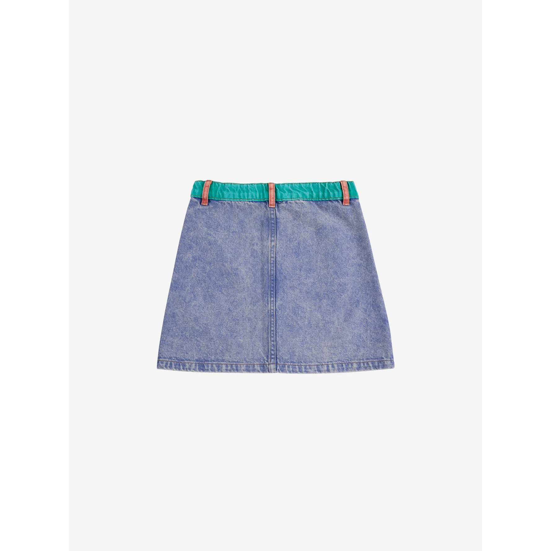 Bobo Choses Color Block Denim Skirt - Image 3