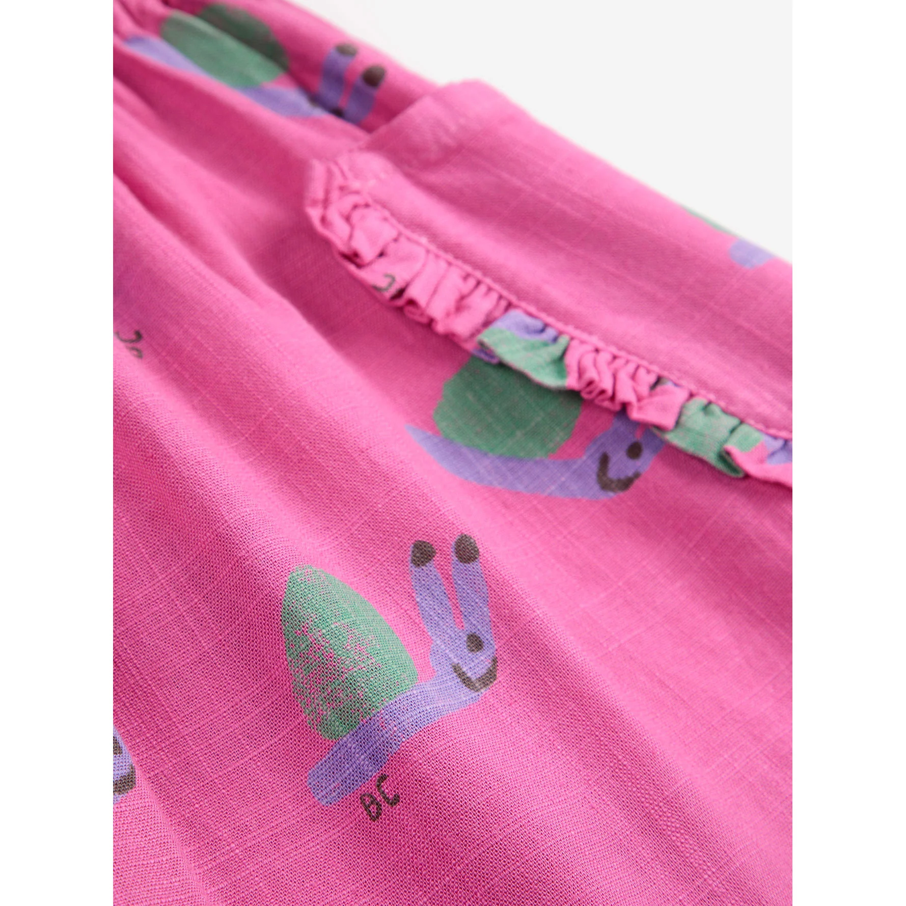 Bobo Choses Fuchsia Funny Snail All Over Skirt - Image 5