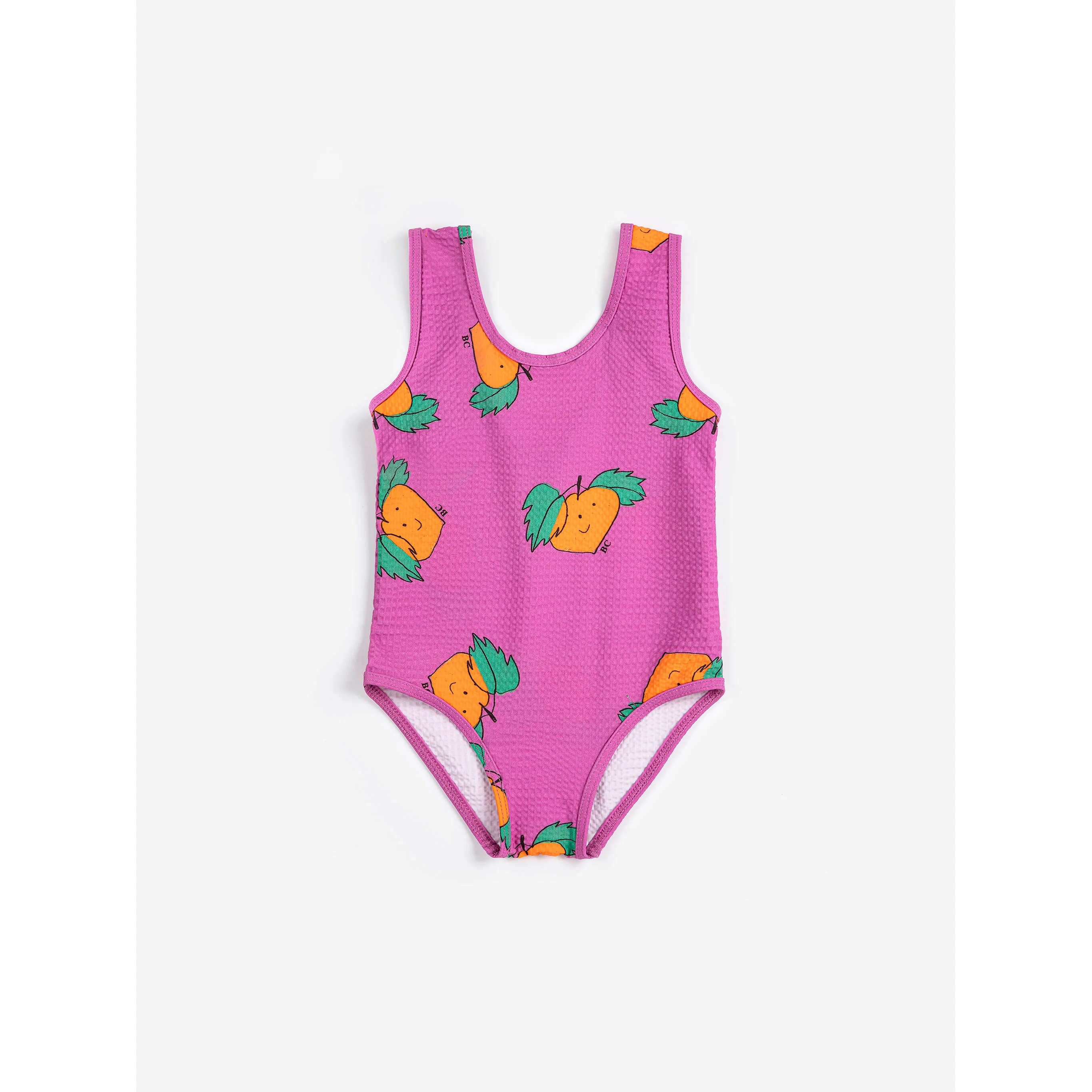 Bobo Choses Fuchsia Tangerine All Over Baby Swimsuit