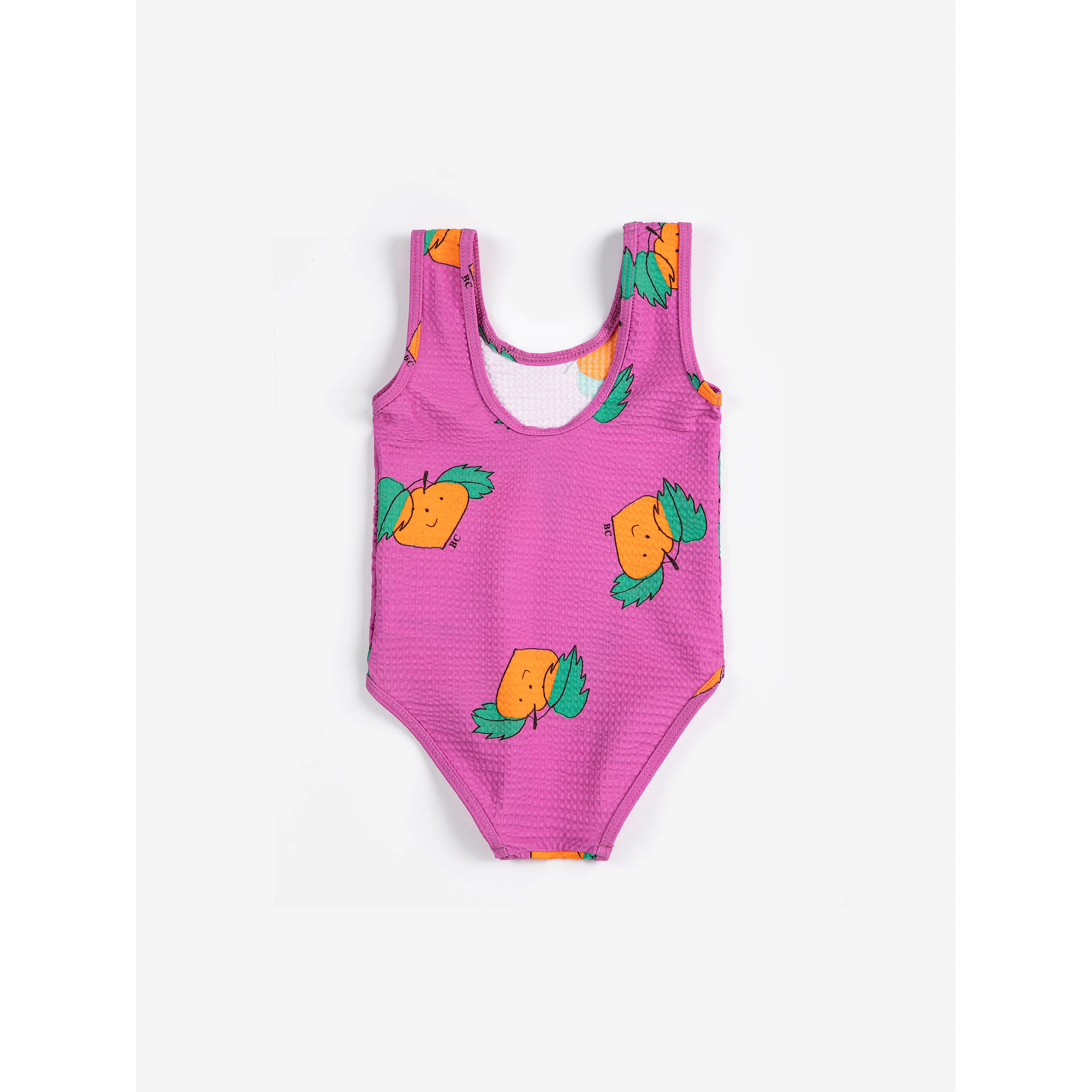 Bobo Choses Fuchsia Tangerine All Over Baby Swimsuit - Image 2