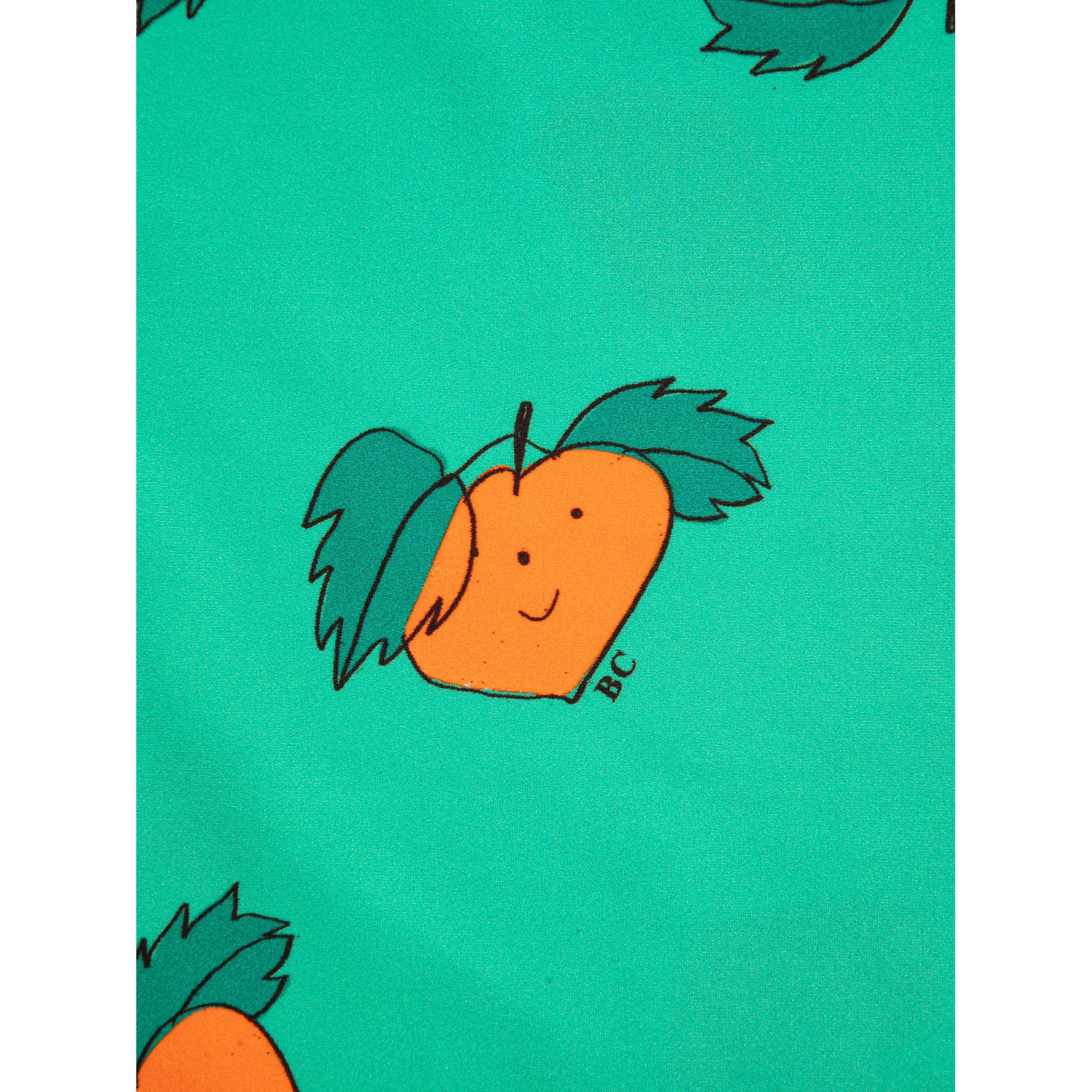 Bobo Choses Green Curious Turnip All Over Swim T-Shirt - Image 2