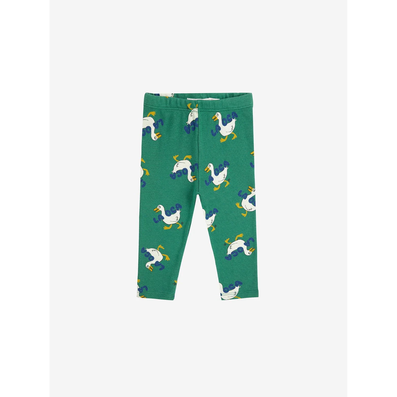 Bobo Choses Green La Oca All Over Baby Leggings