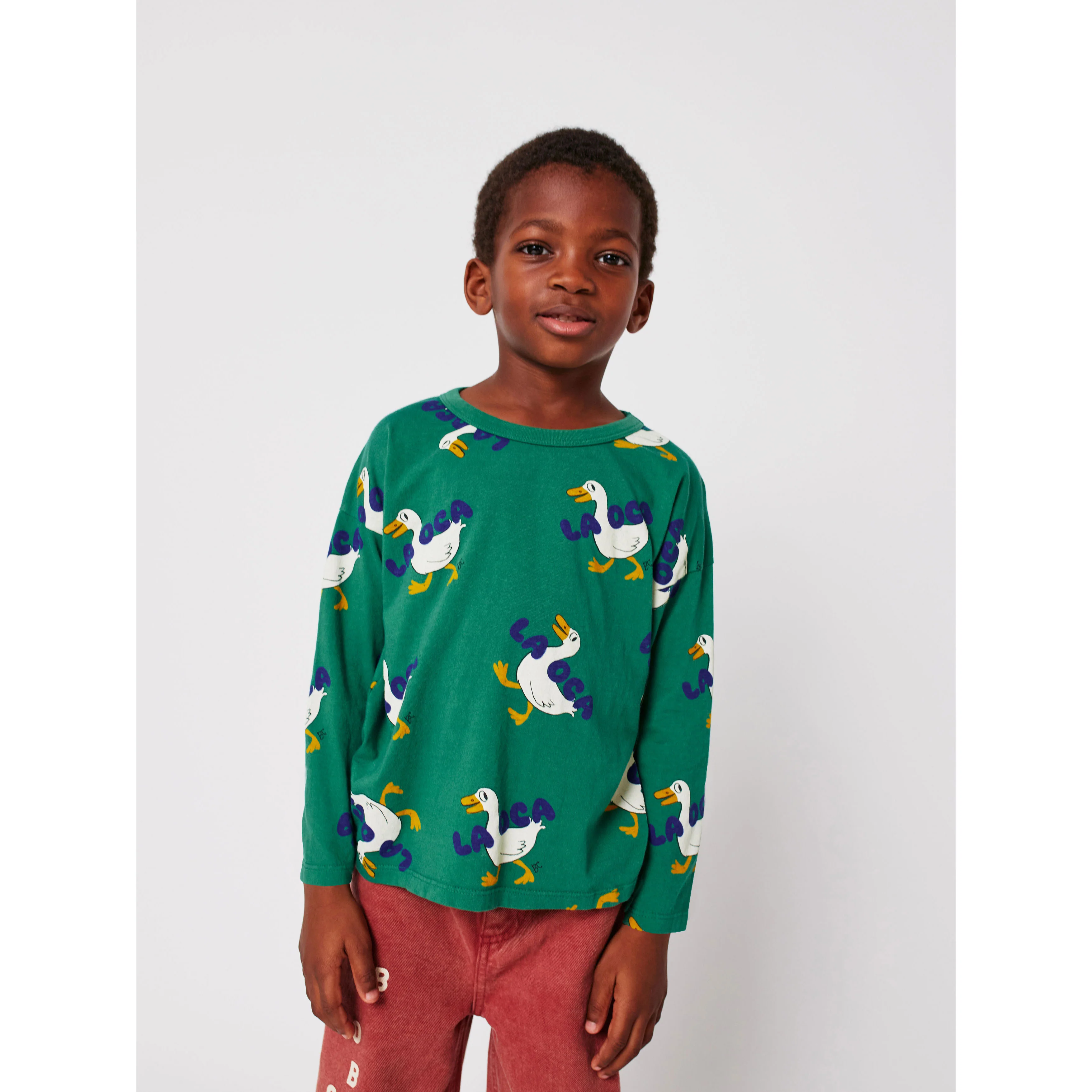 Bobo Choses Green La Oca Sweatshirt - Image 2