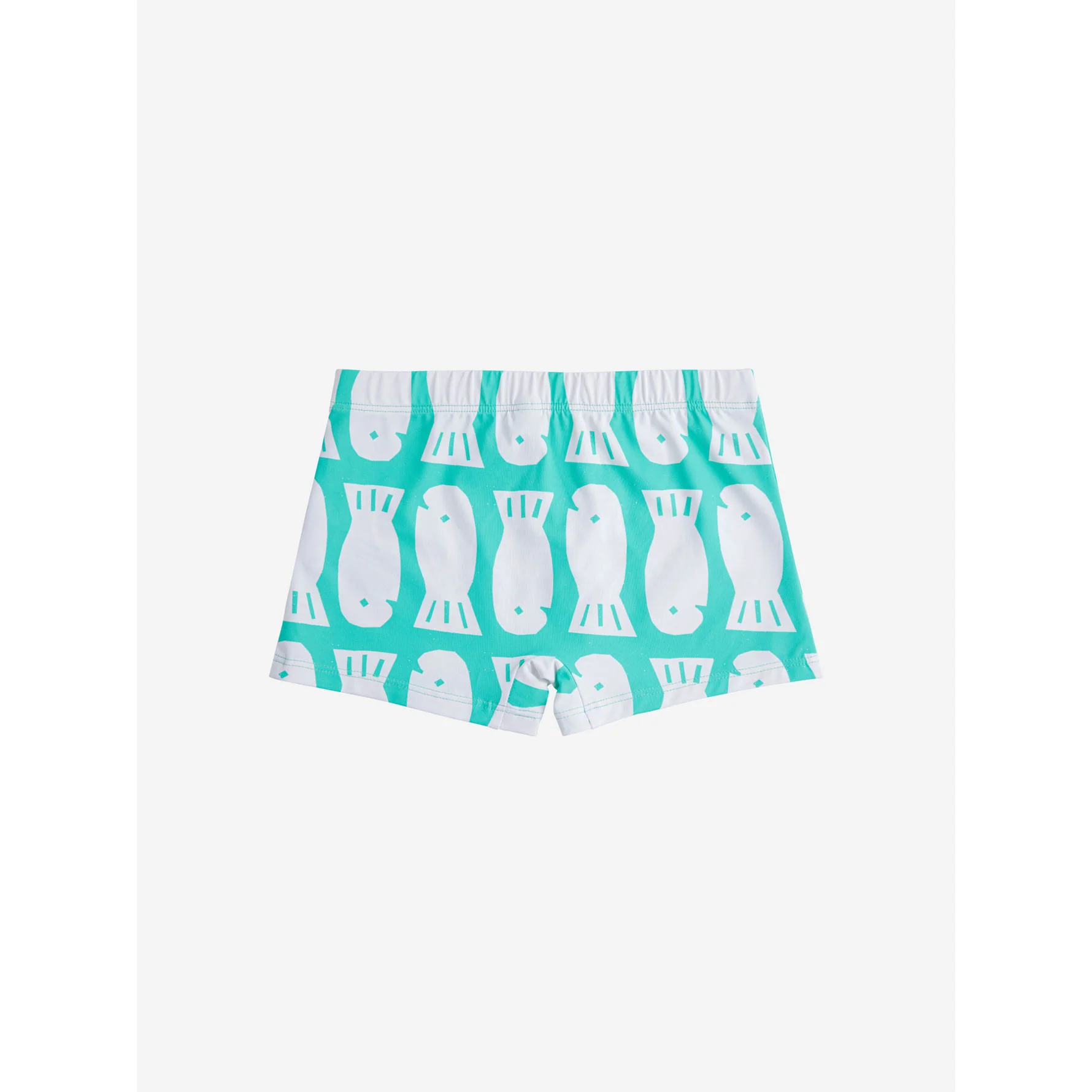 Bobo Choses Green Lucky Fish All Over Swim Shorts - Image 3