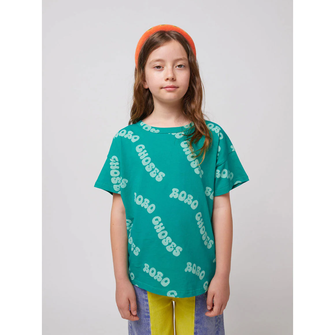 Bobo Choses Green Wavy Bobo Choses All Over T-Shirt - Image 2