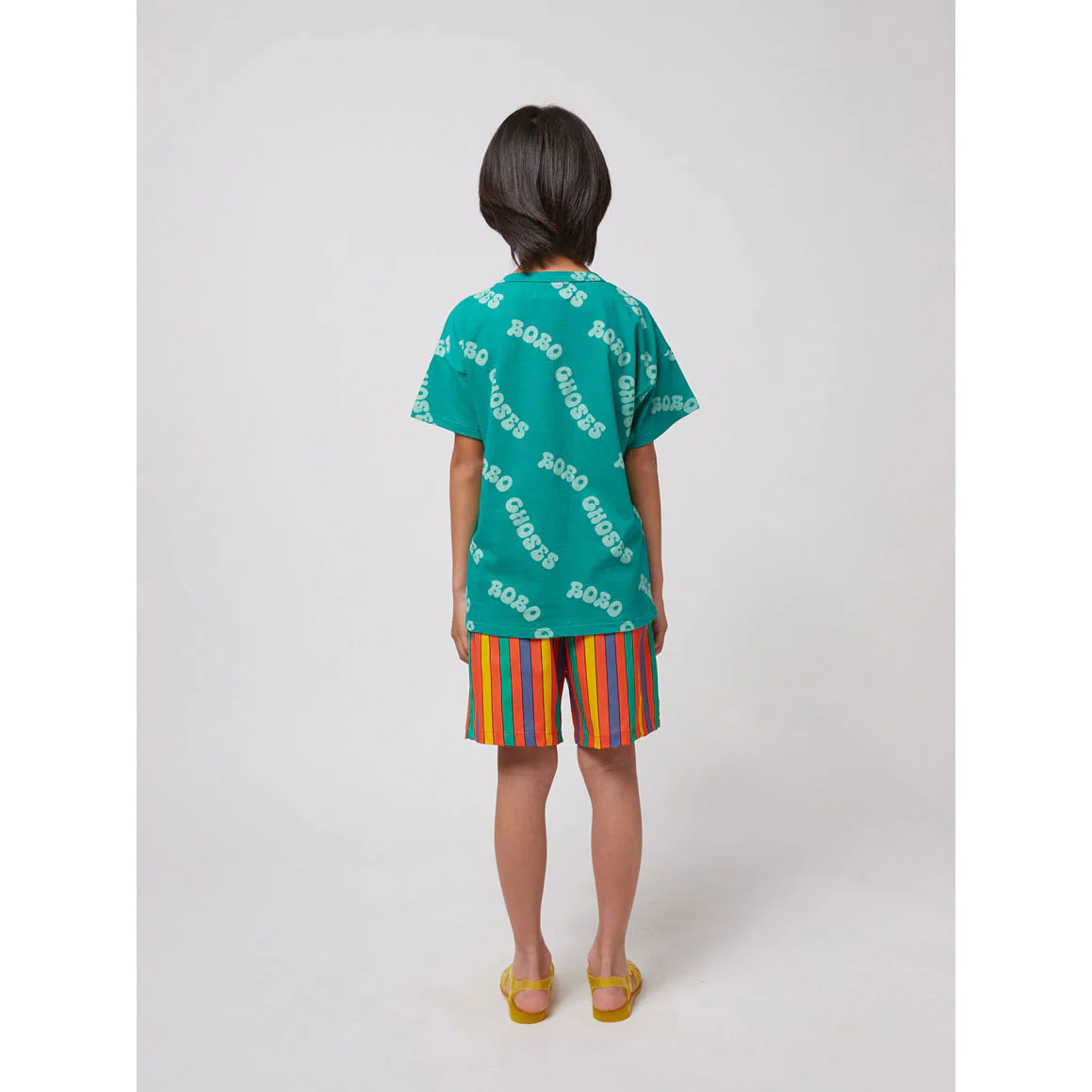 Bobo Choses Green Wavy Bobo Choses All Over T-Shirt - Image 4