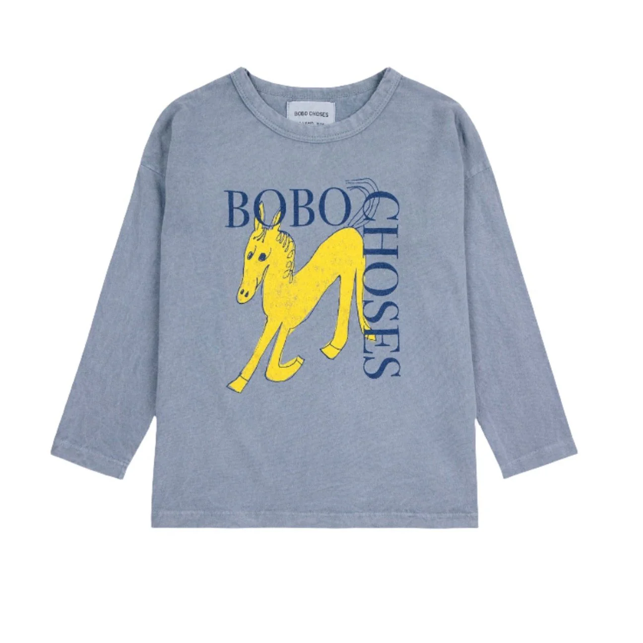 Bobo Choses Grey Wonder Horse T-Shirt