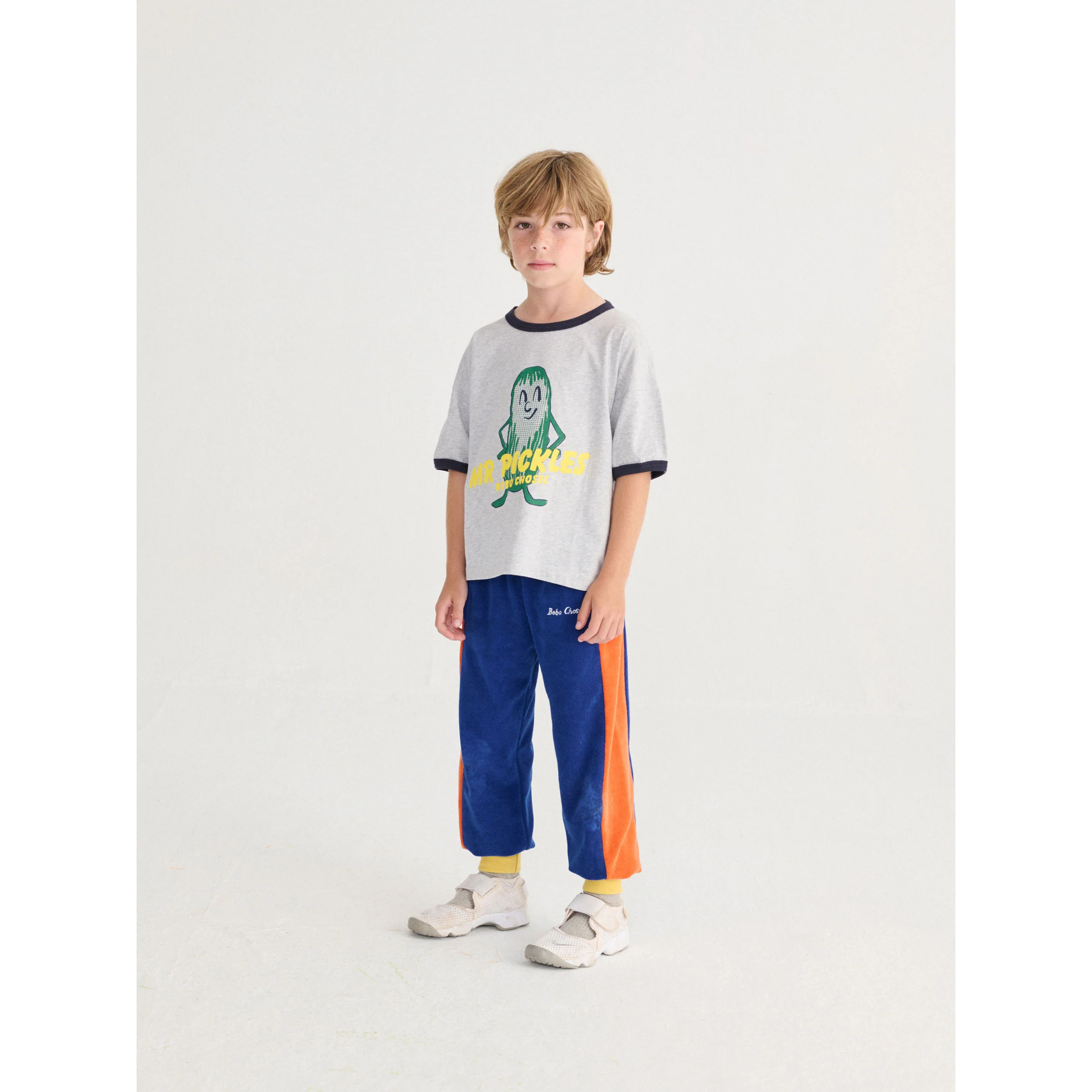 Bobo Choses Heather Grey Mr. Pickles T-Shirt - Image 2