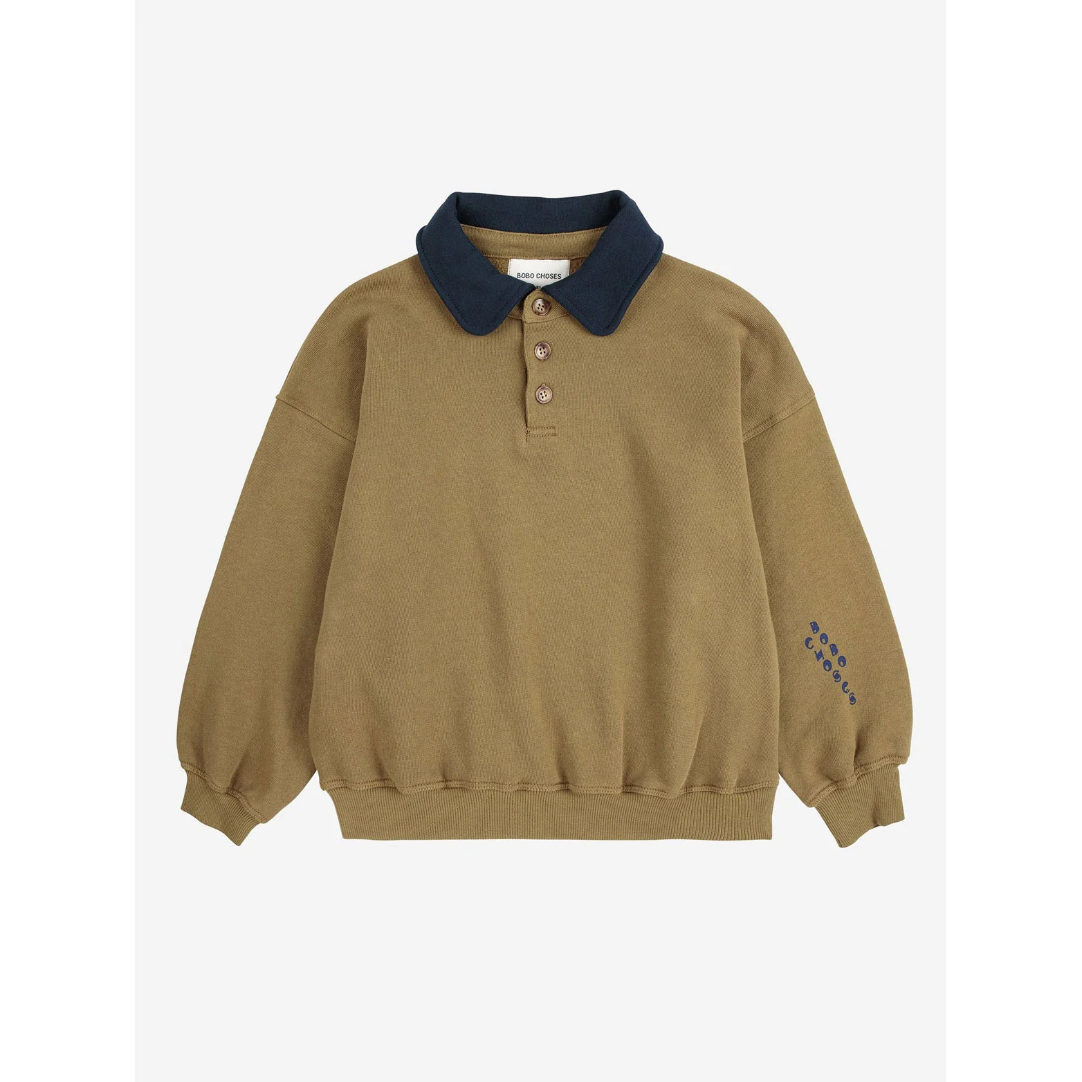 Bobo Choses Khaki Bobo Choses Polo Sweatshirt