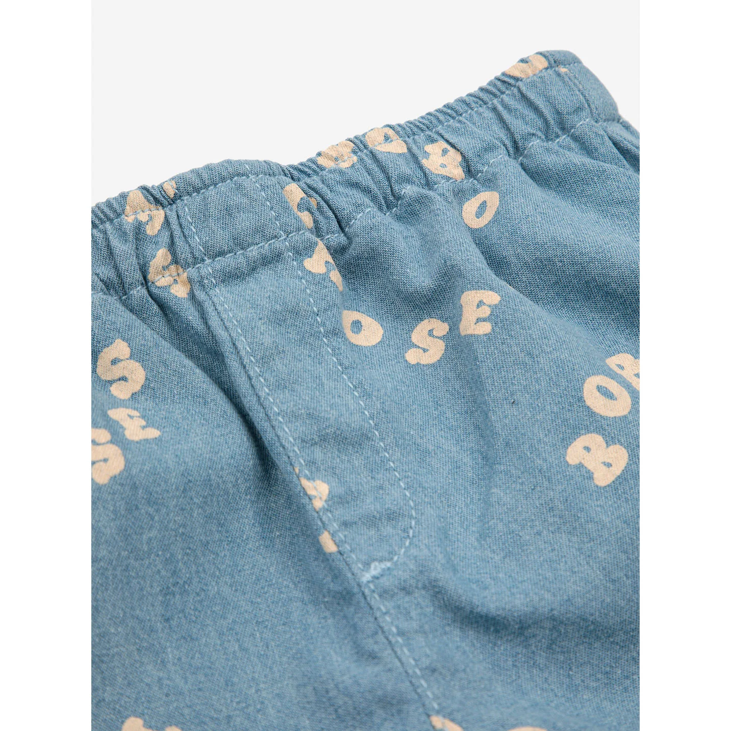 Bobo Choses Light Blue Baby Bobo Choses Circle Denim Bermuda Shorts - Image 3