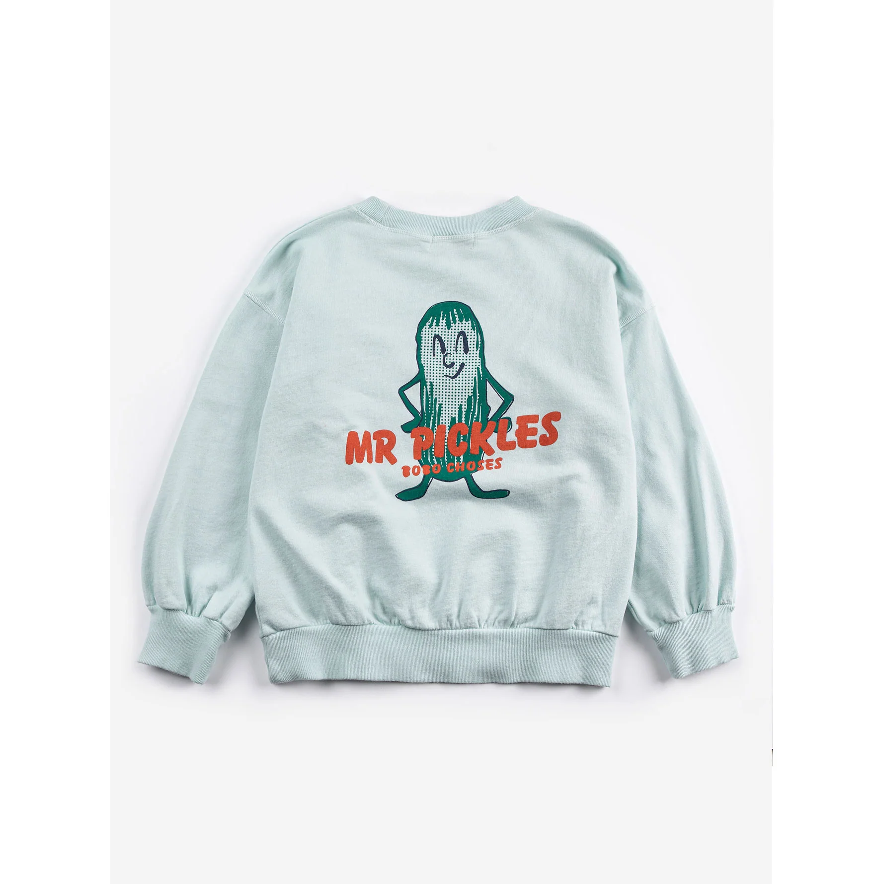 Bobo Choses Light Blue Mr. Pickles Sweatshirt - Image 2