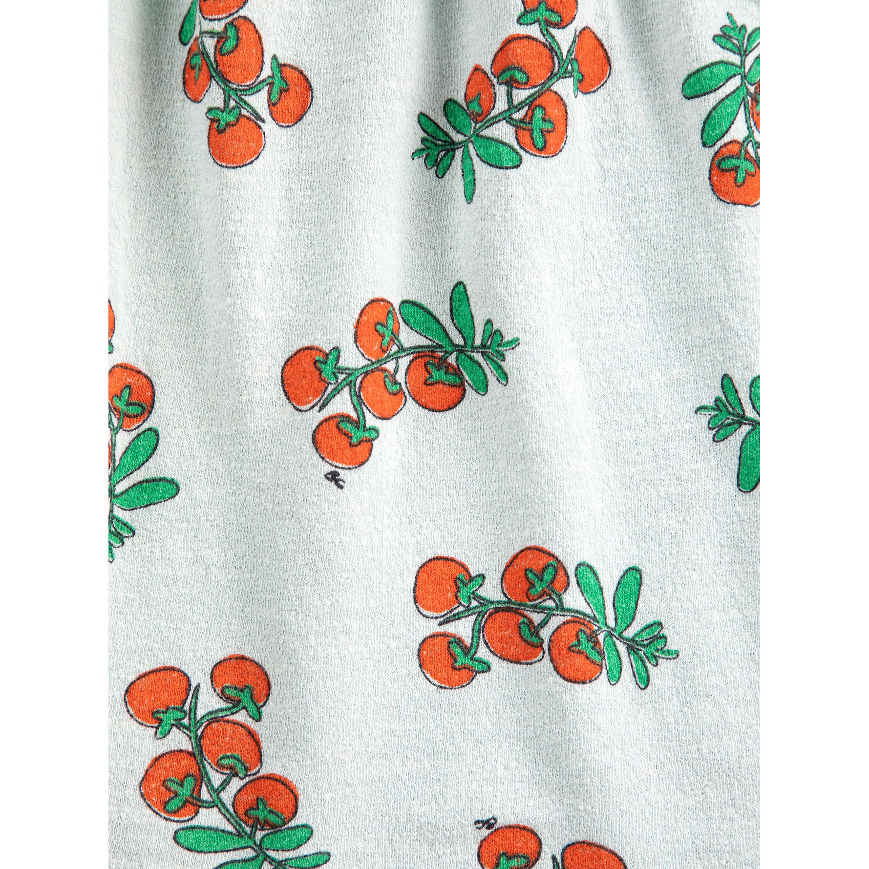 Bobo Choses Light Blue Tomatoes All Over Ruffled Dress - Image 4