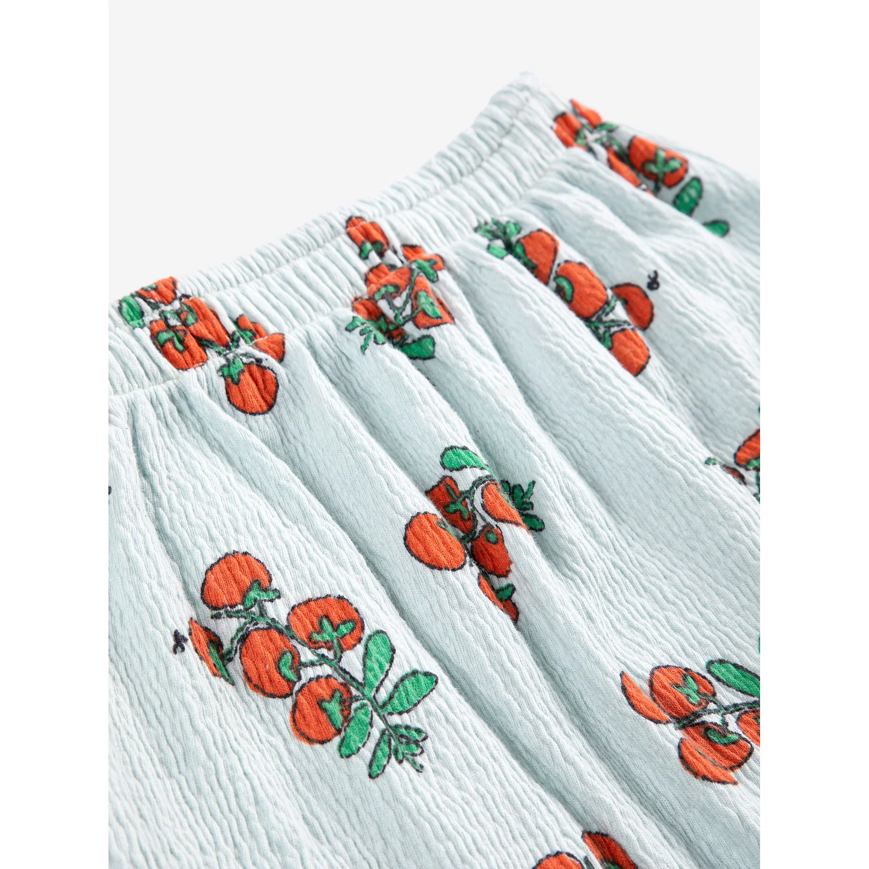 Bobo Choses Light Blue Tomatoes All Over Skirt - Image 3