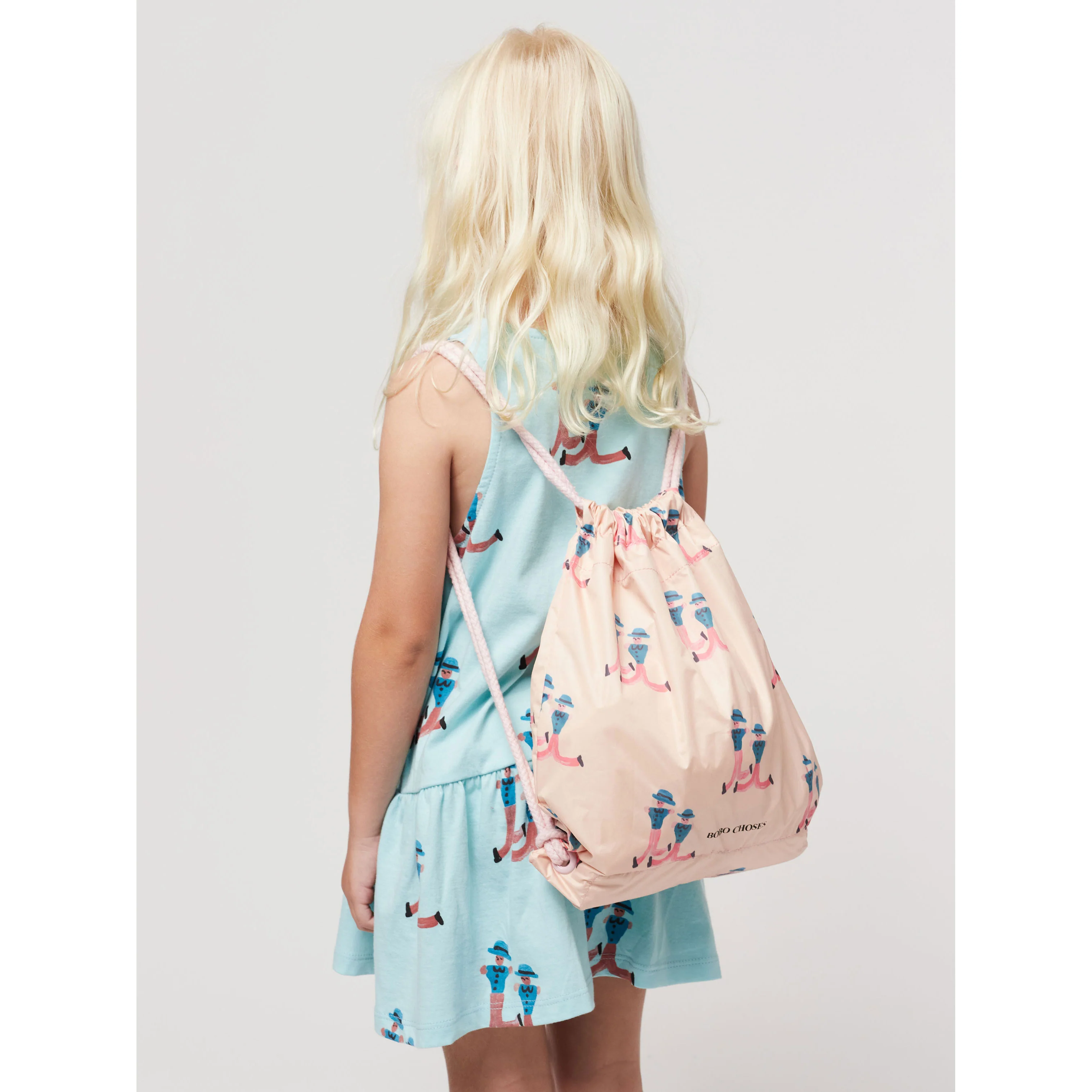 Bobo Choses Light Pink Dancing Giants All Over Lunch Bag - Image 3