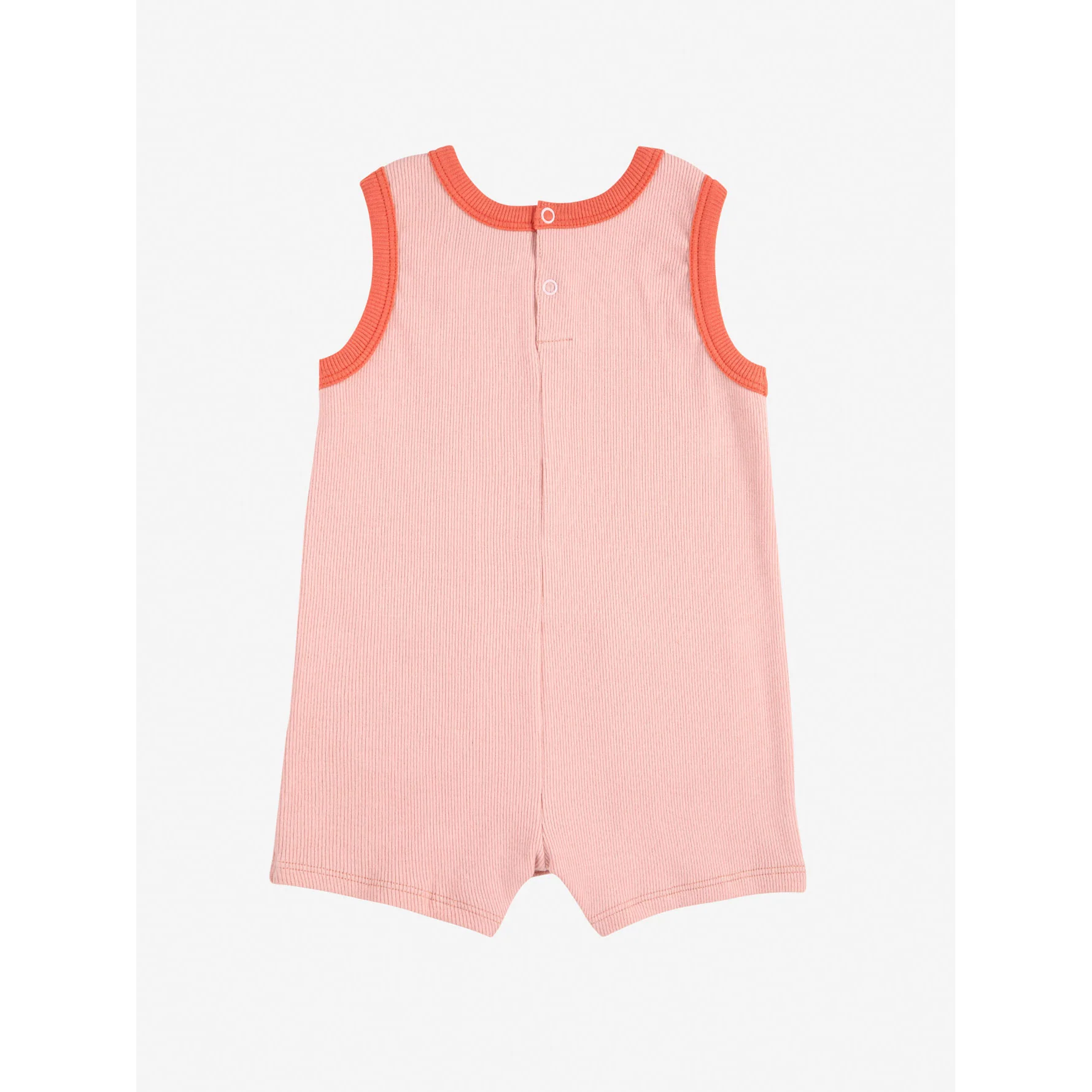 Bobo Choses Light Pink Smiling Playsuit - Image 3