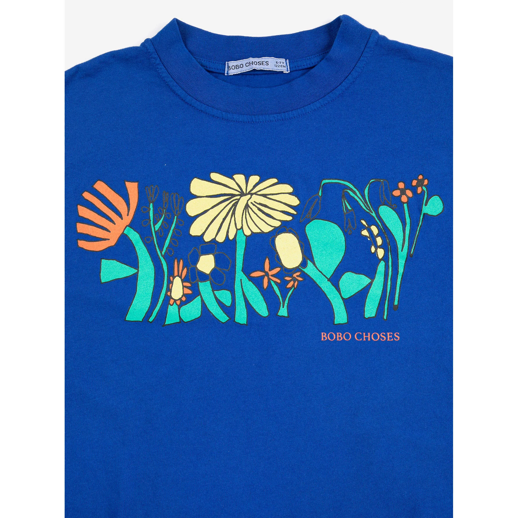 Bobo Choses Midnight Blue Herbalist Oversized T-Shirt - Image 3