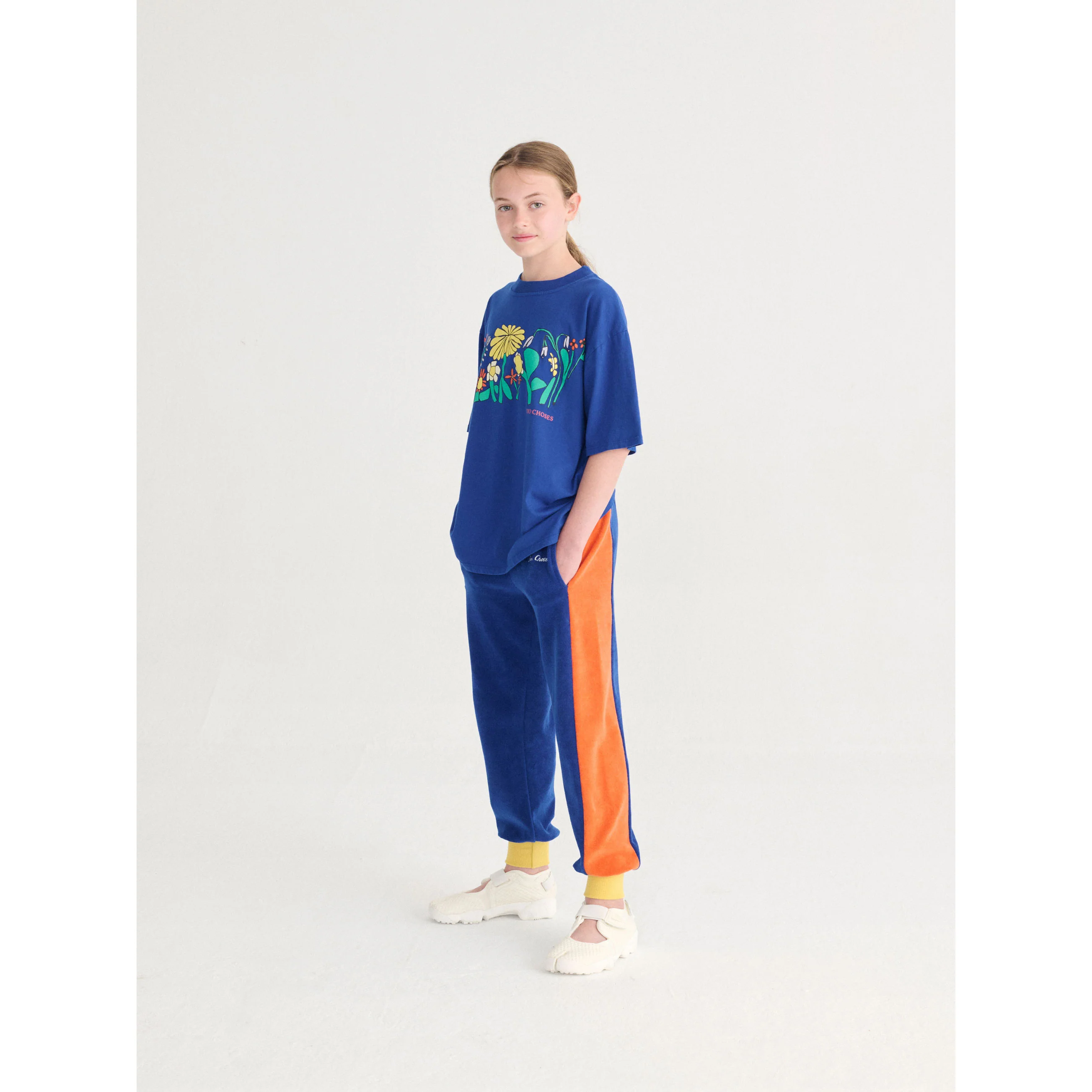 Bobo Choses Midnight Blue Herbalist Oversized T-Shirt - Image 4