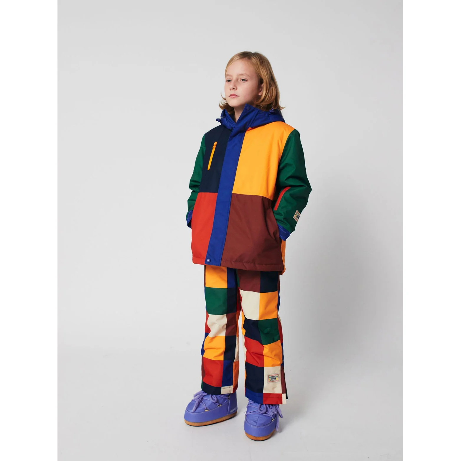 Bobo Choses Multicolor Bobo Choses Color Block Ski Anorak - Image 2
