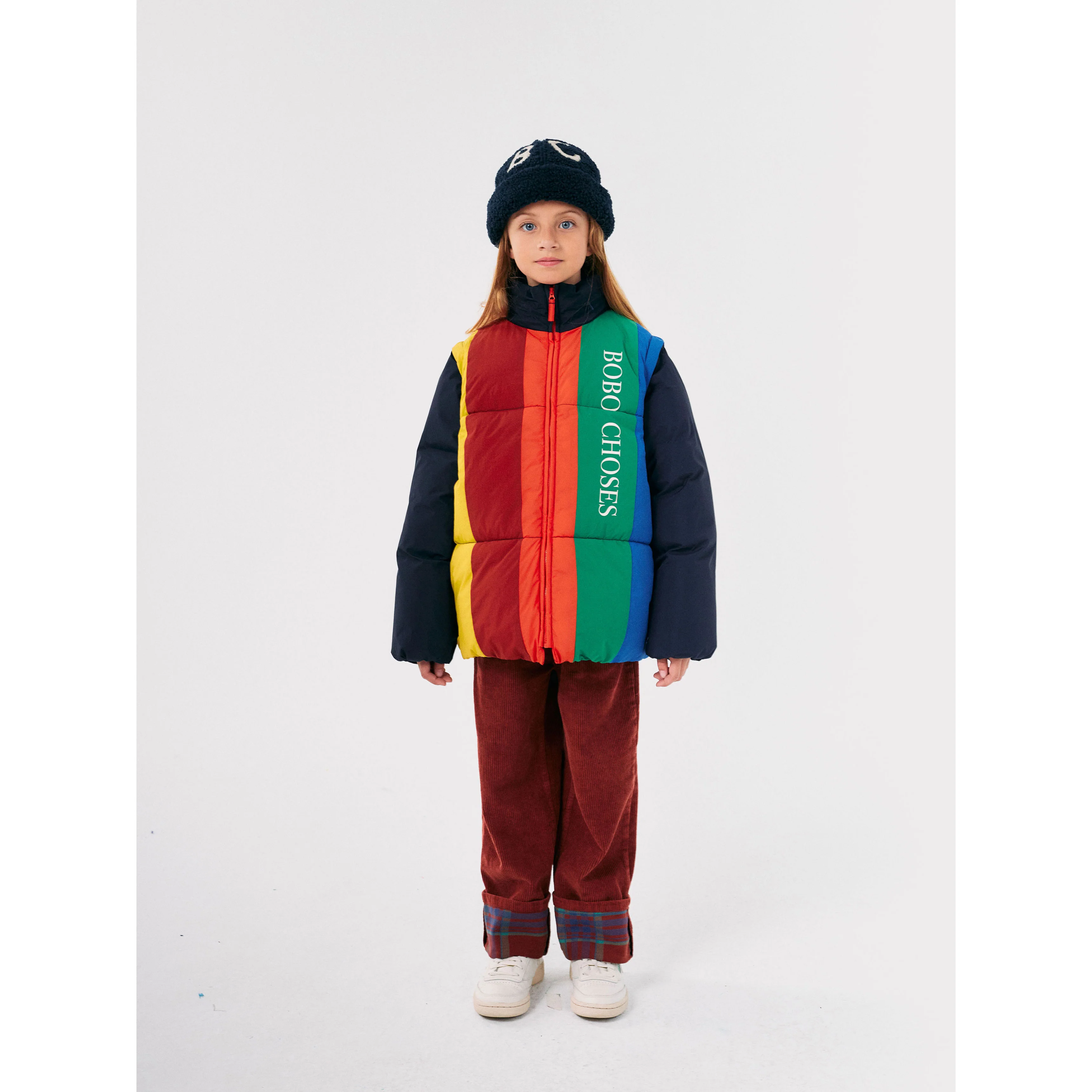 Bobo Choses Multicolor Bobo Choses Colorblock Padded Anorak - Image 2
