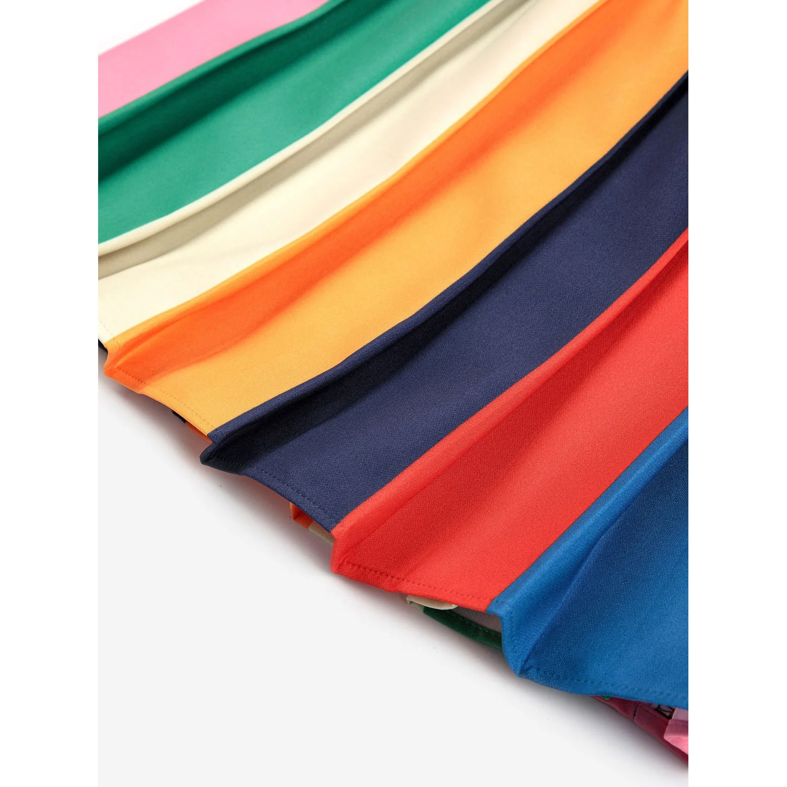 Bobo Choses Multicolor Bobo Color Block Pleated Skirt - Image 3