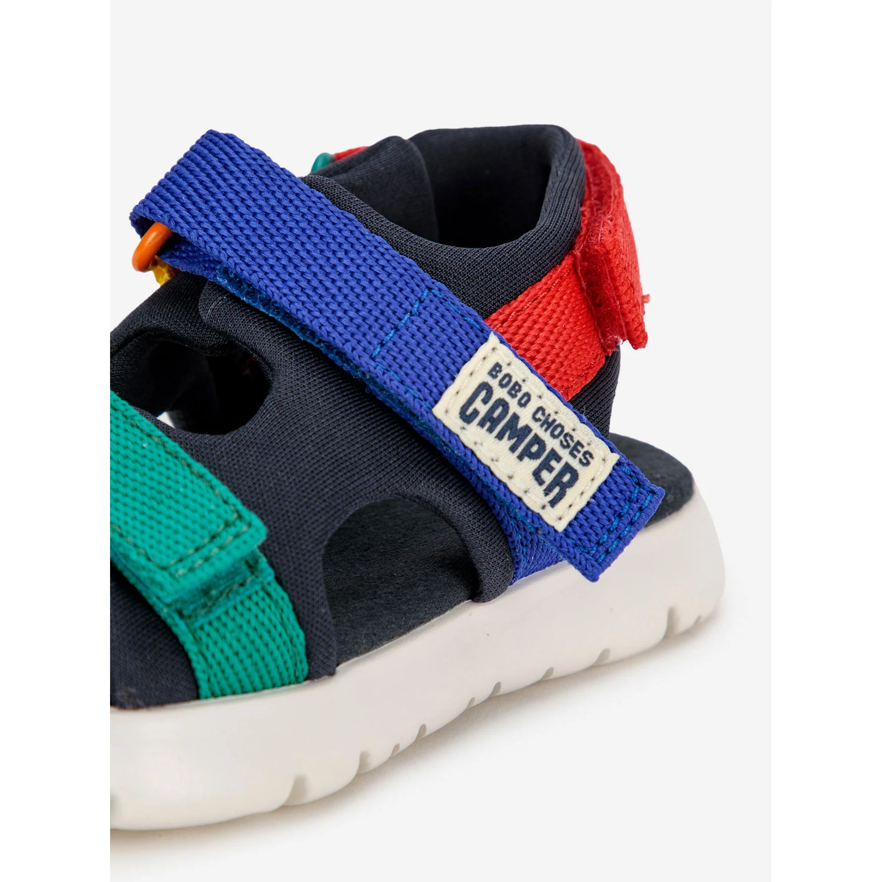 Bobo Choses Multicolor Color Block Baby Sandals - Image 3