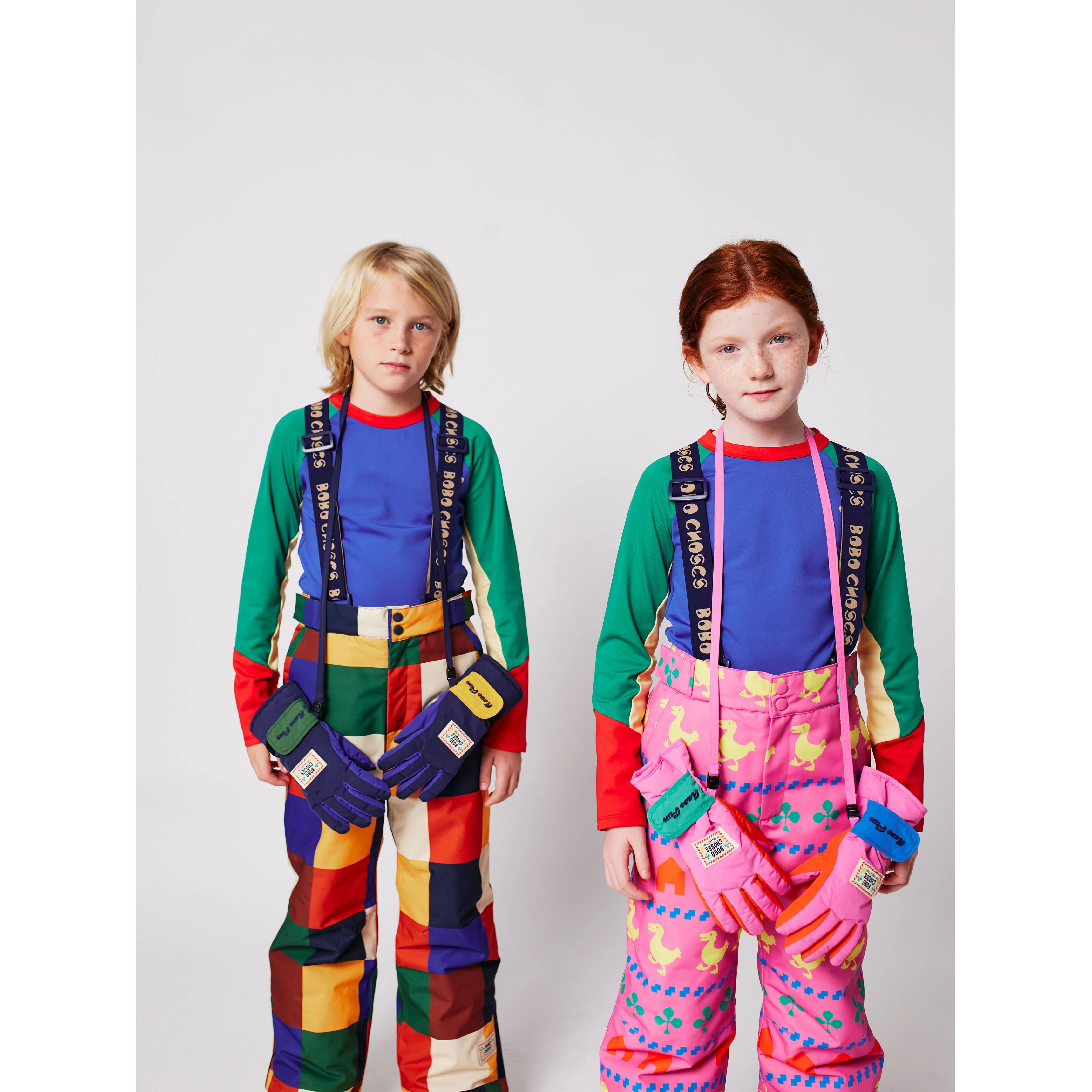 Bobo Choses Multicolor Color Block Sporty T-Shirt - Image 2