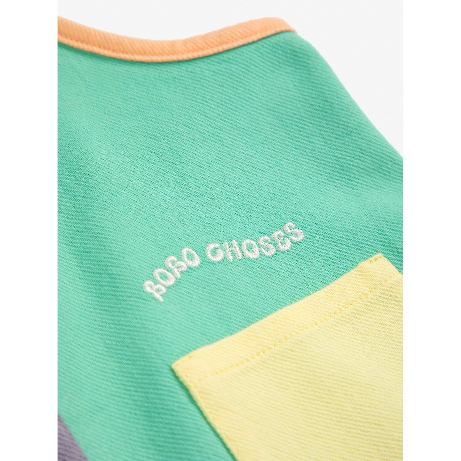 Bobo Choses Multicolor Color Block Woven Playsuit - Image 2