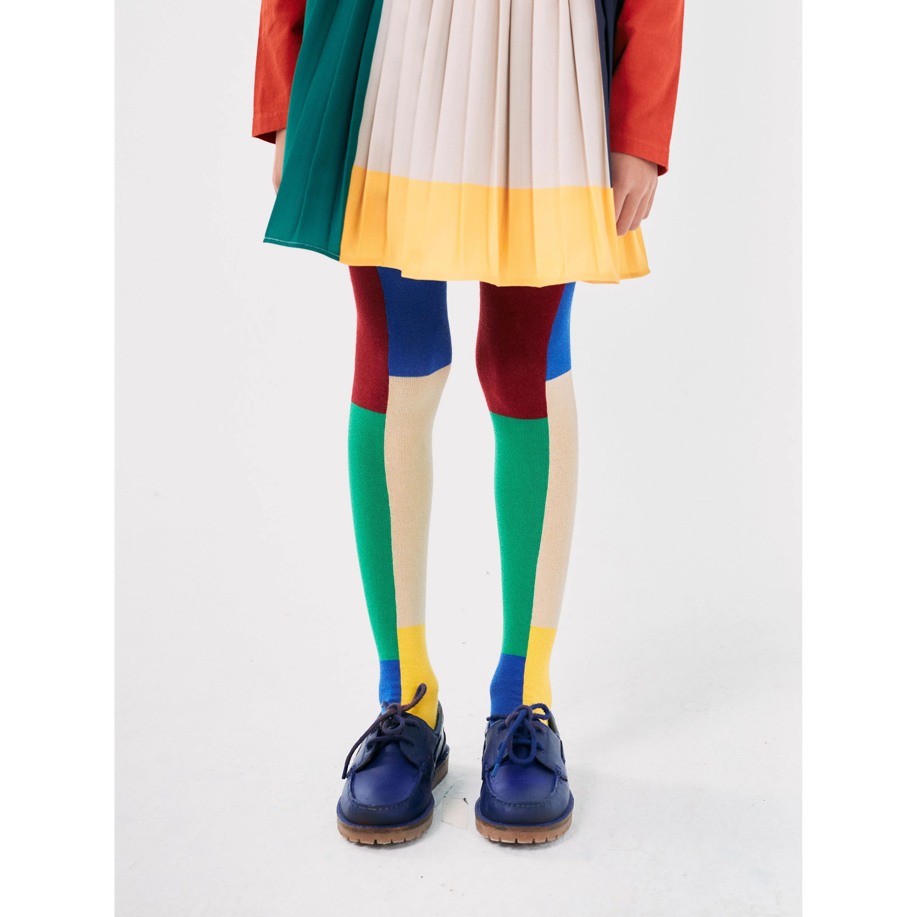 Bobo Choses Multicolor Colorblock Tights - Image 2