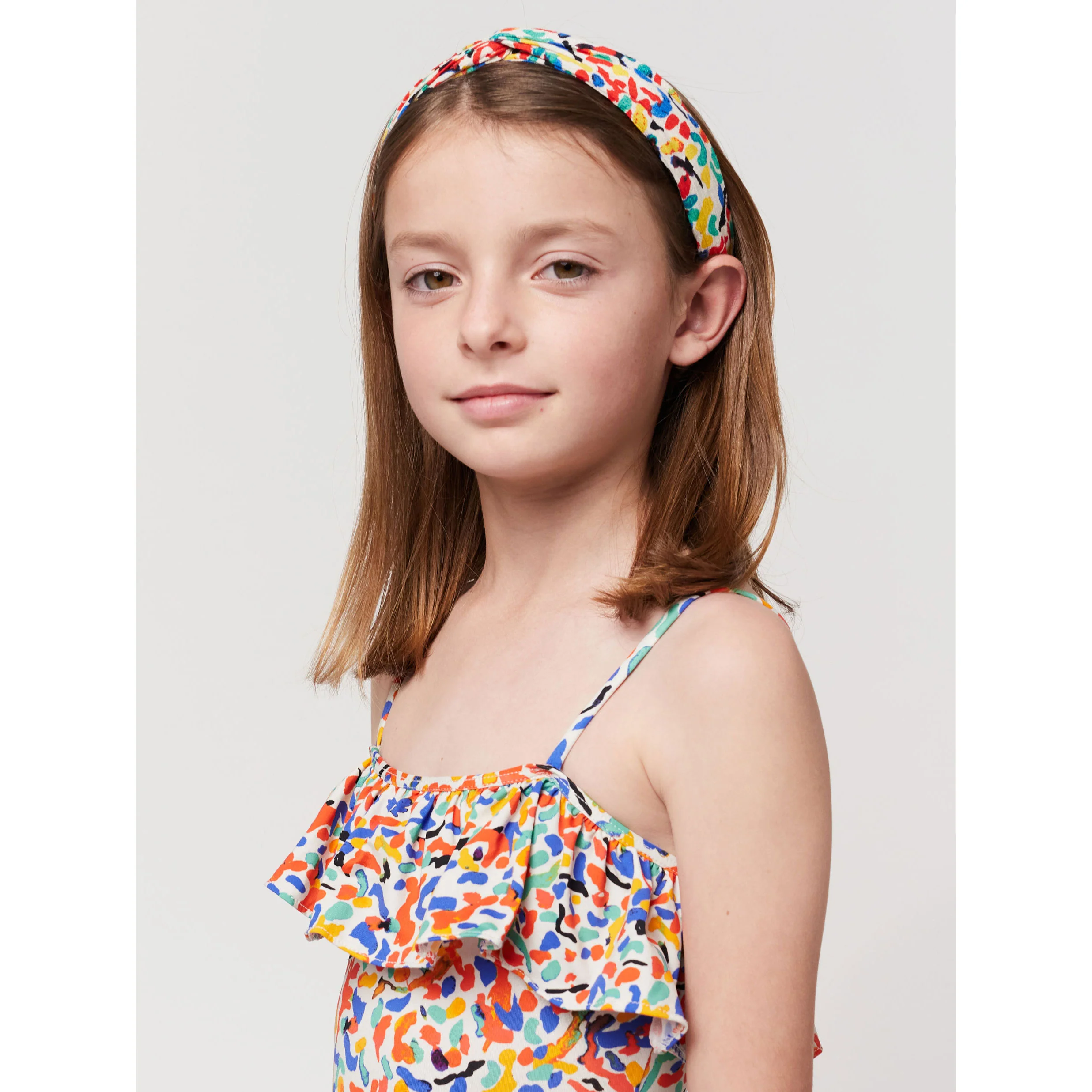 Bobo Choses Multicolor Confetti All Over Woven Headband - Image 2