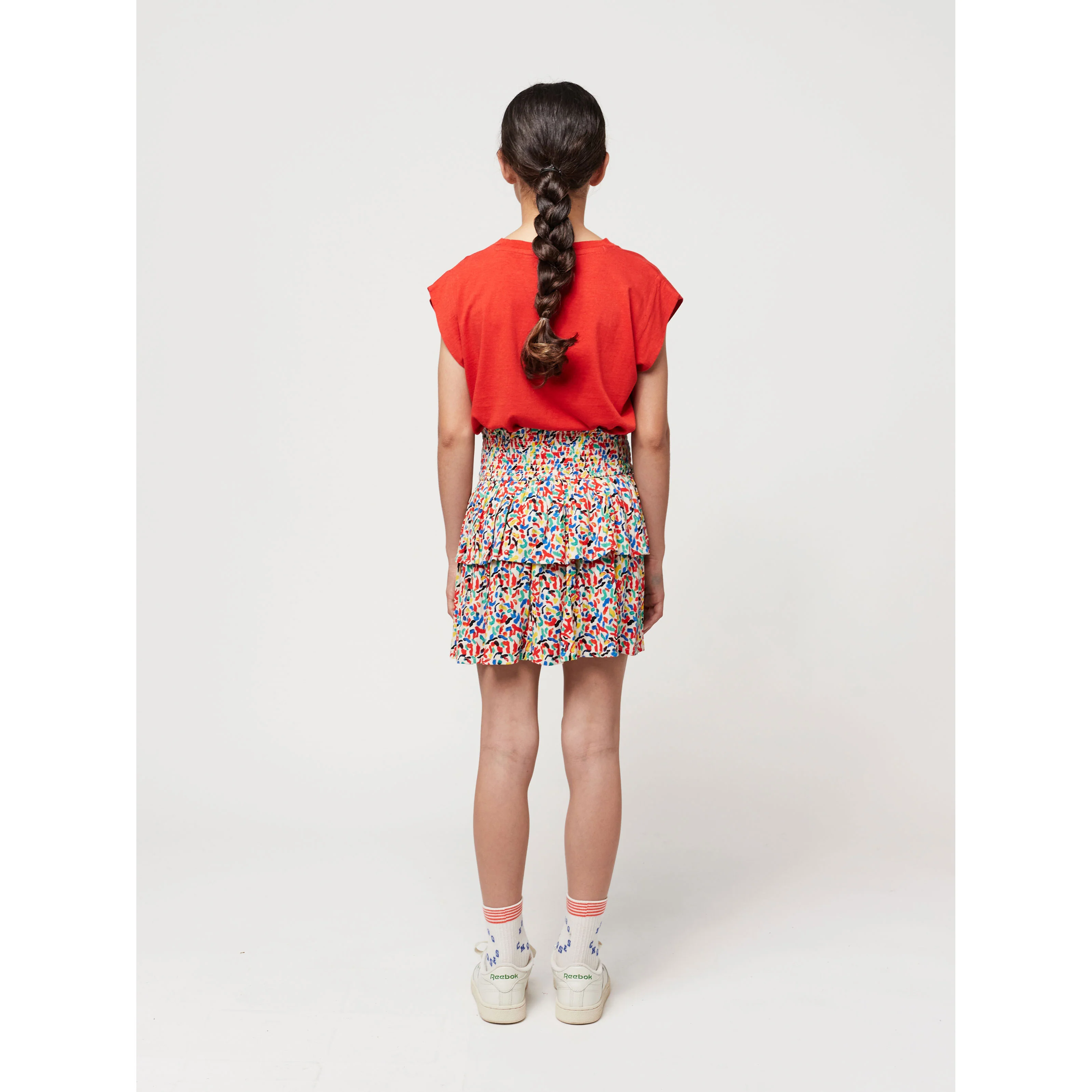 Bobo Choses Multicolor Confetti All Over Woven Ruffle Skirt - Image 3