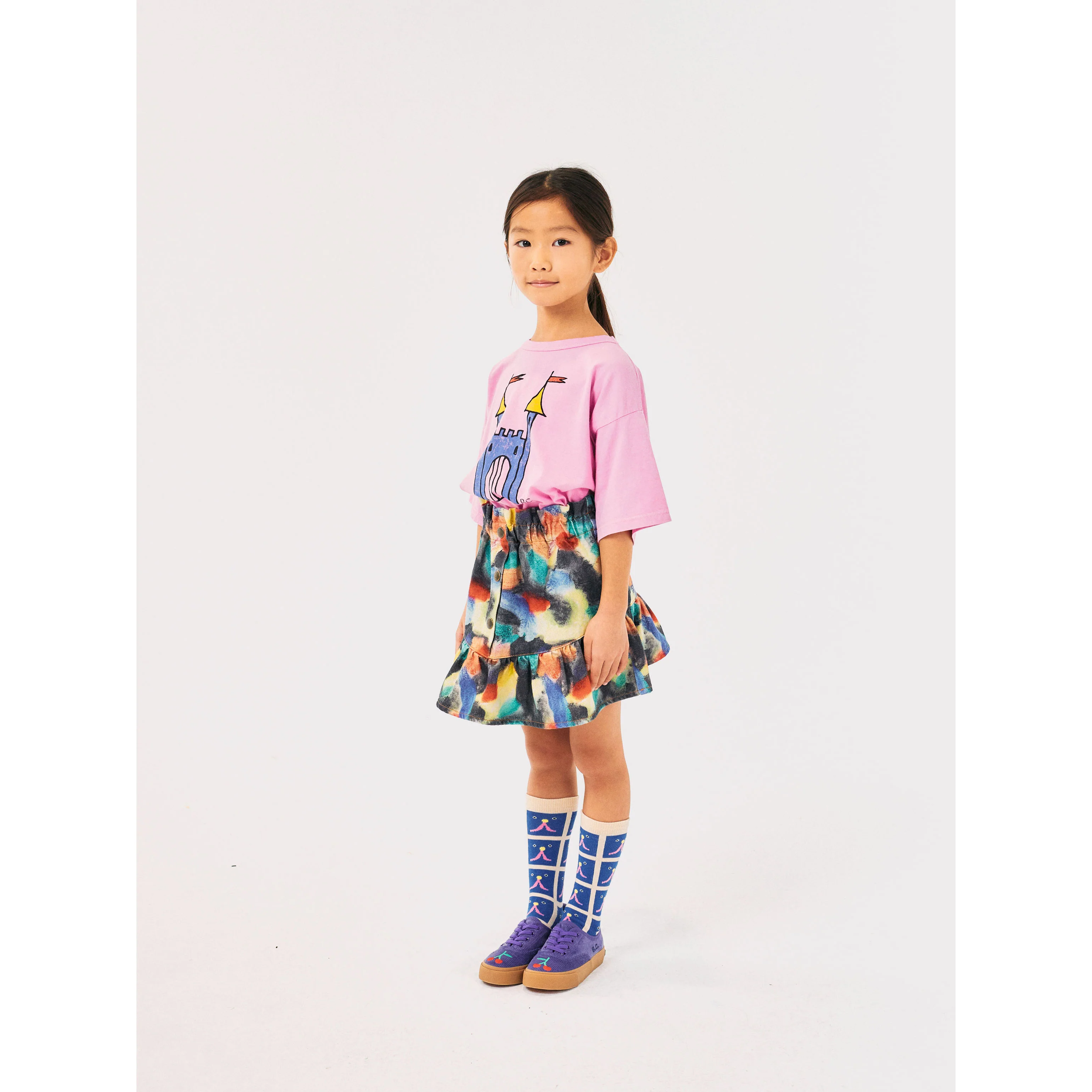 Bobo Choses Multicolor Fantasy World Allover Woven Skirt - Image 2