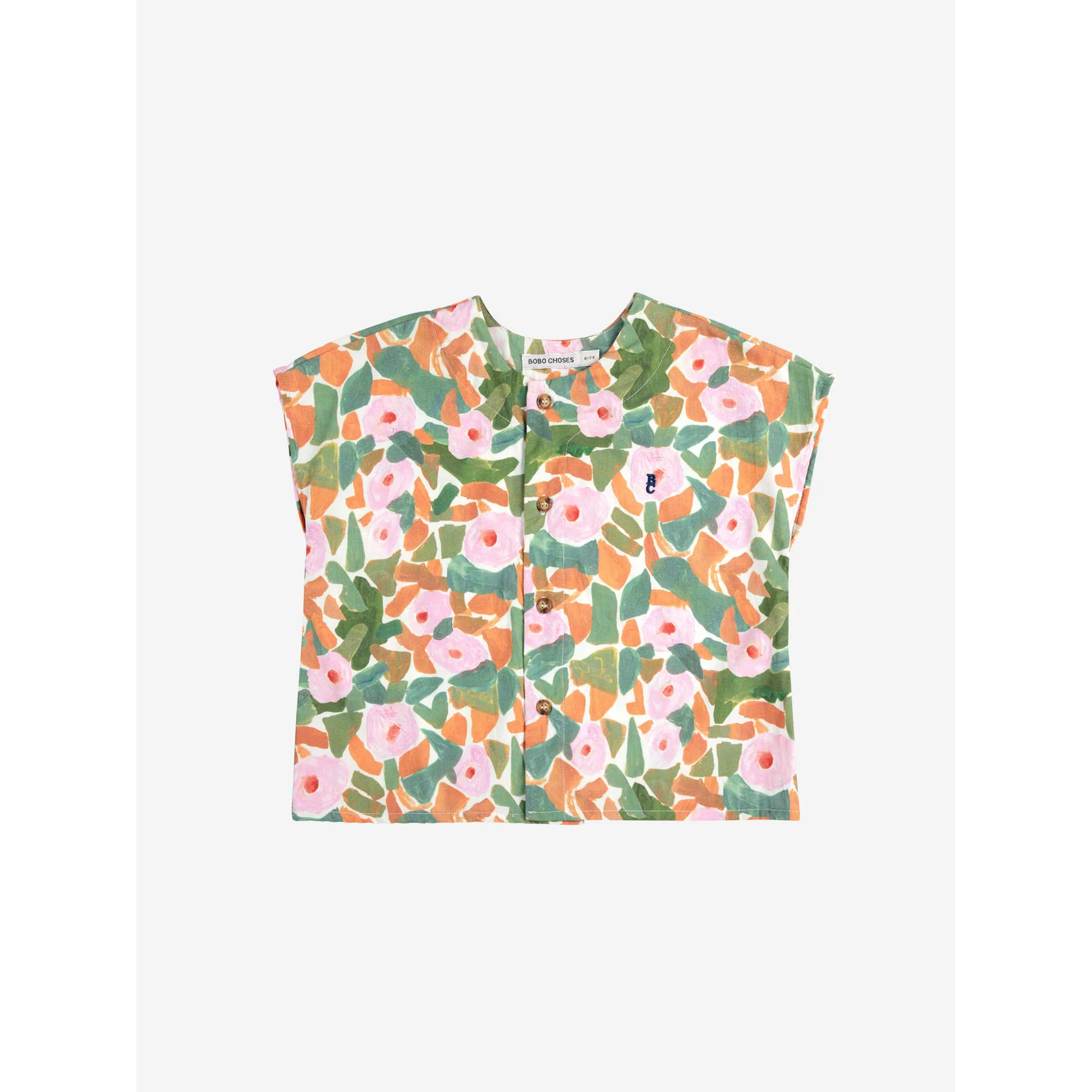 Bobo Choses Multicolor Floral All Over Shirt