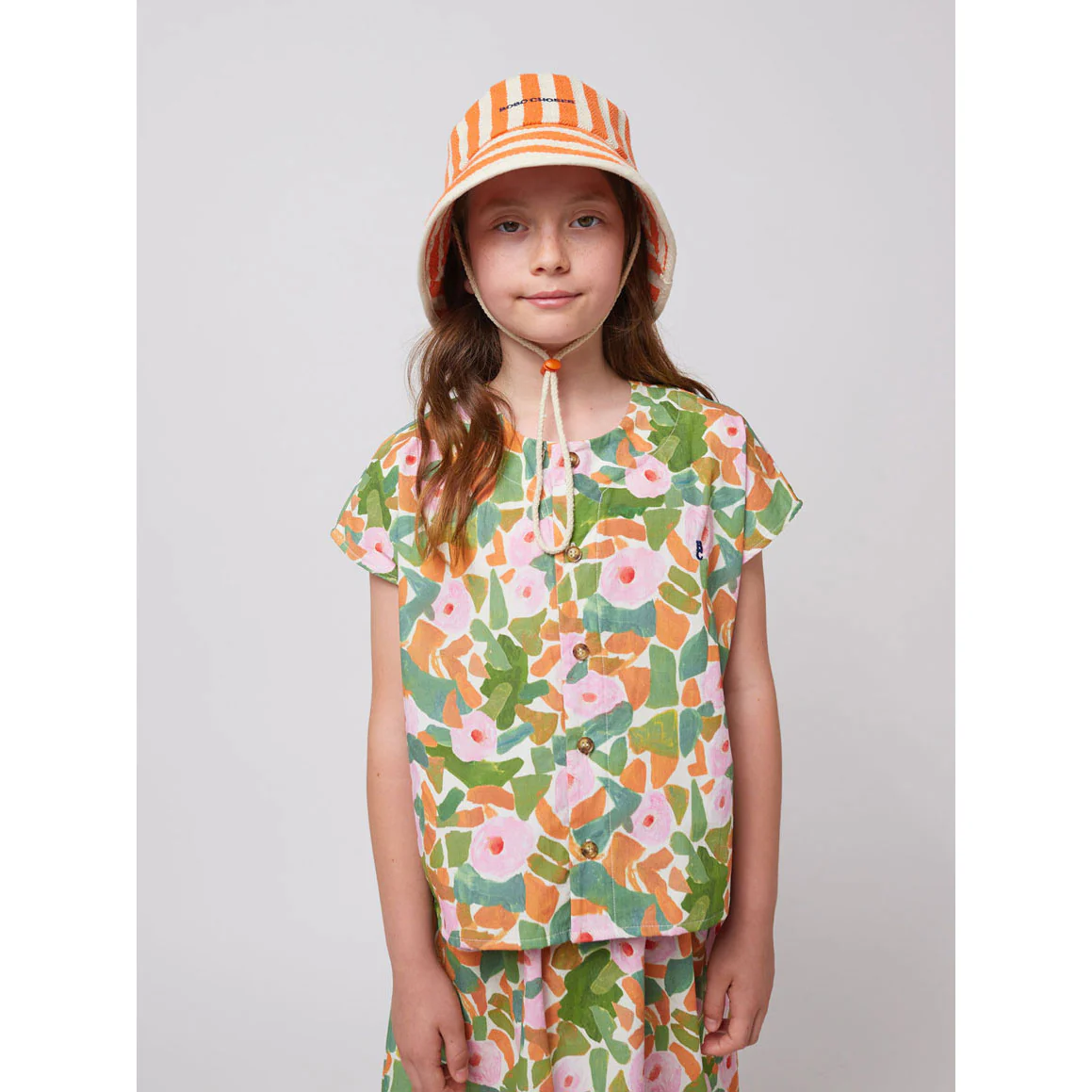 Bobo Choses Multicolor Floral All Over Shirt - Image 2