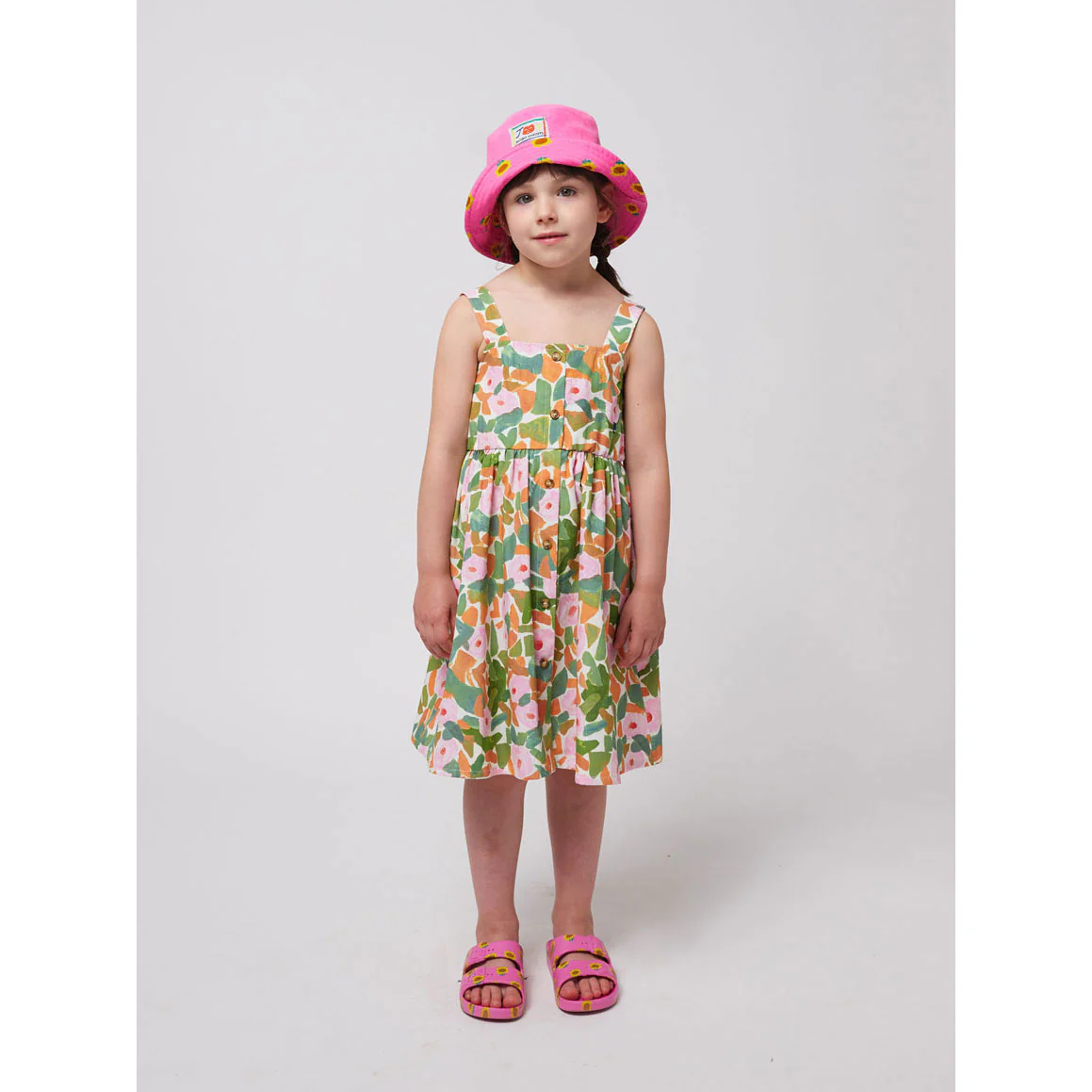 Bobo Choses Multicolor Floral Strap Dress - Image 2