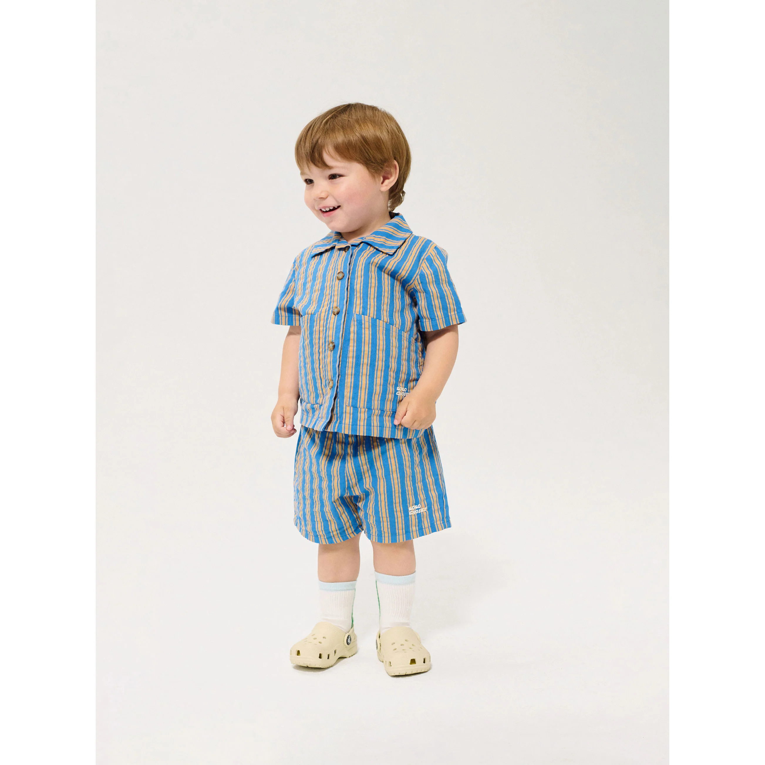Bobo Choses Multicolor Woven Baby Shirt - Image 2
