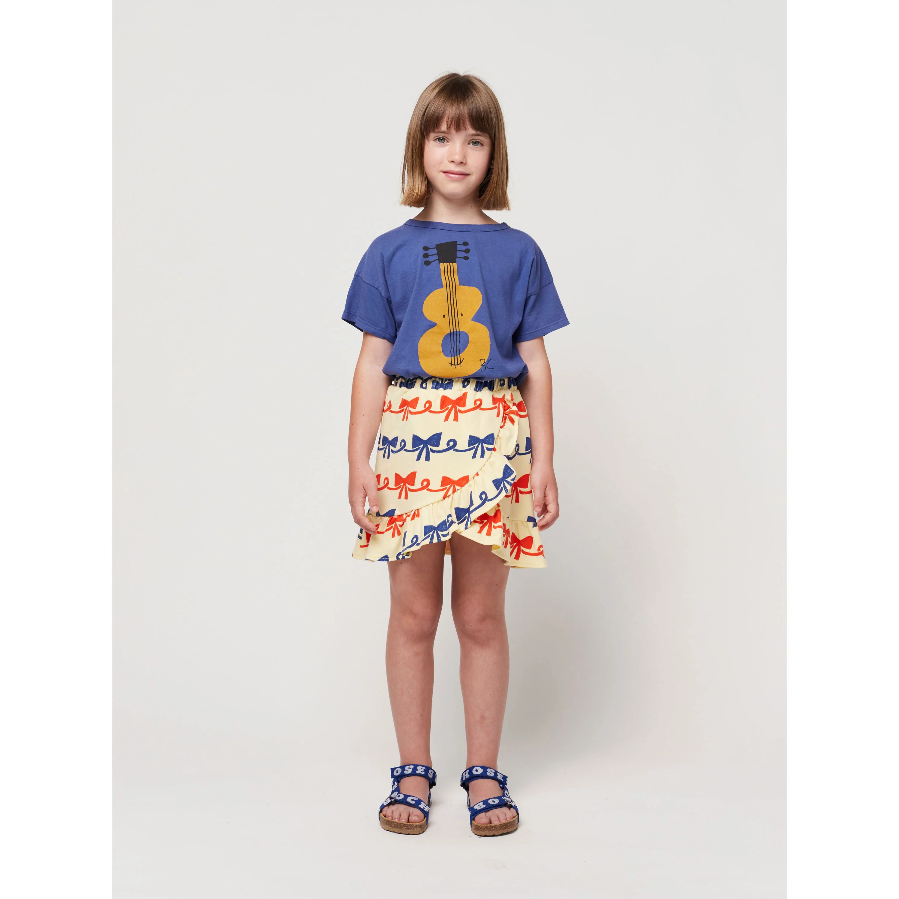 Bobo Choses Navy Blue Acoustic Guitar T-Shirt - Image 3