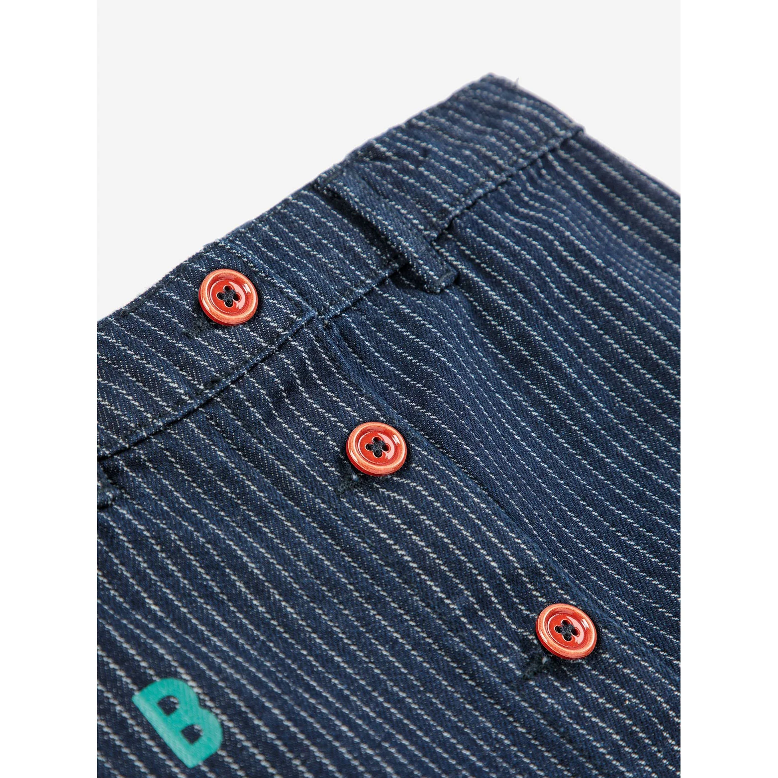 Bobo Choses Navy Blue Bobo Denim Skirt - Image 2
