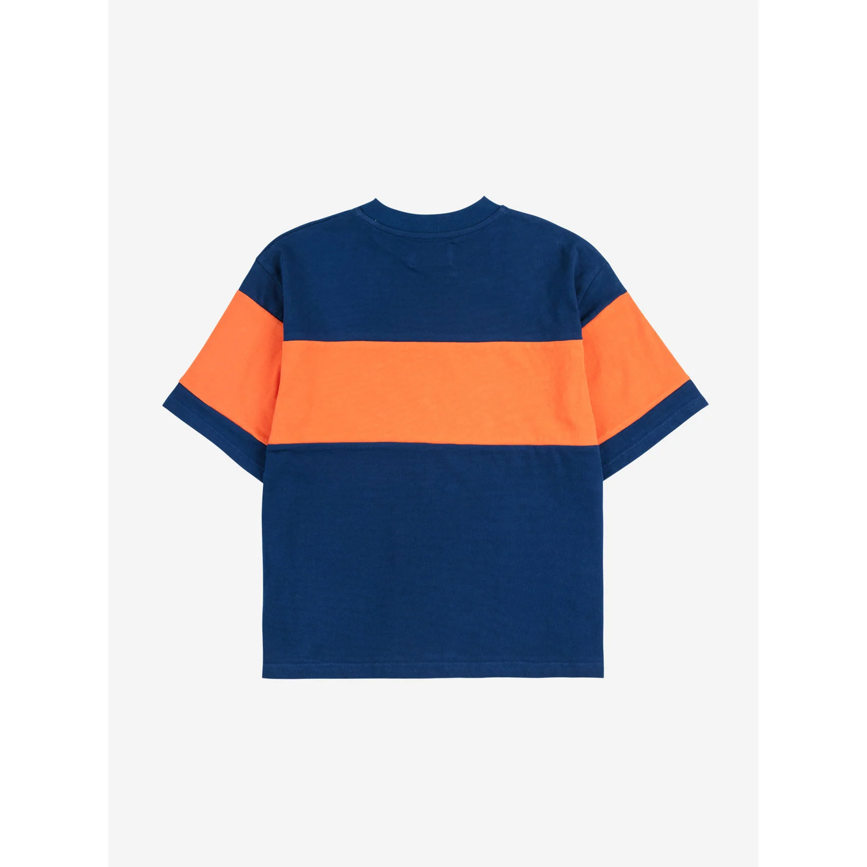 Bobo Choses Navy Blue Logo Color Block T-shirt - Image 4