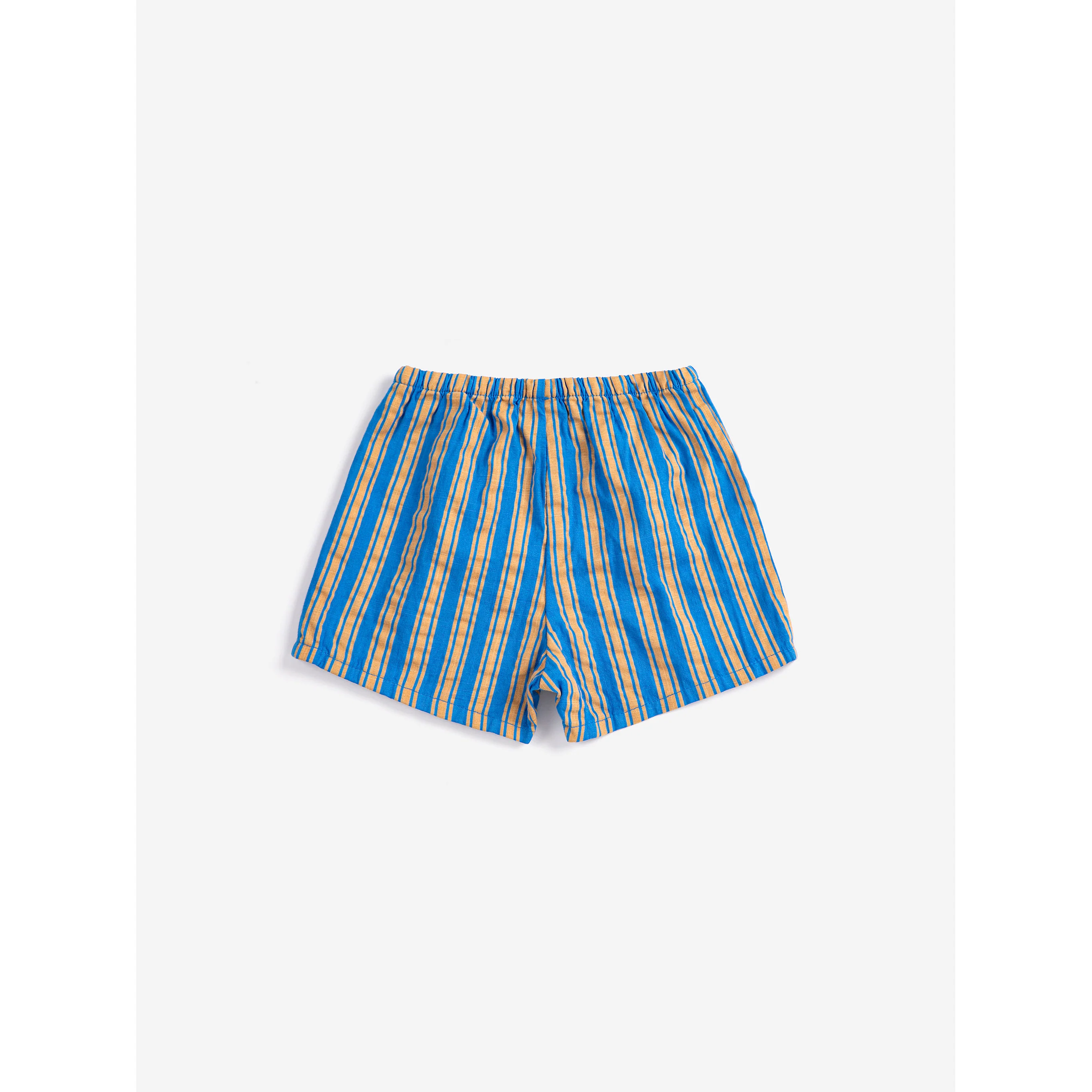 Bobo Choses Navy Blue New Hairline Woven Baby Shorts - Image 3