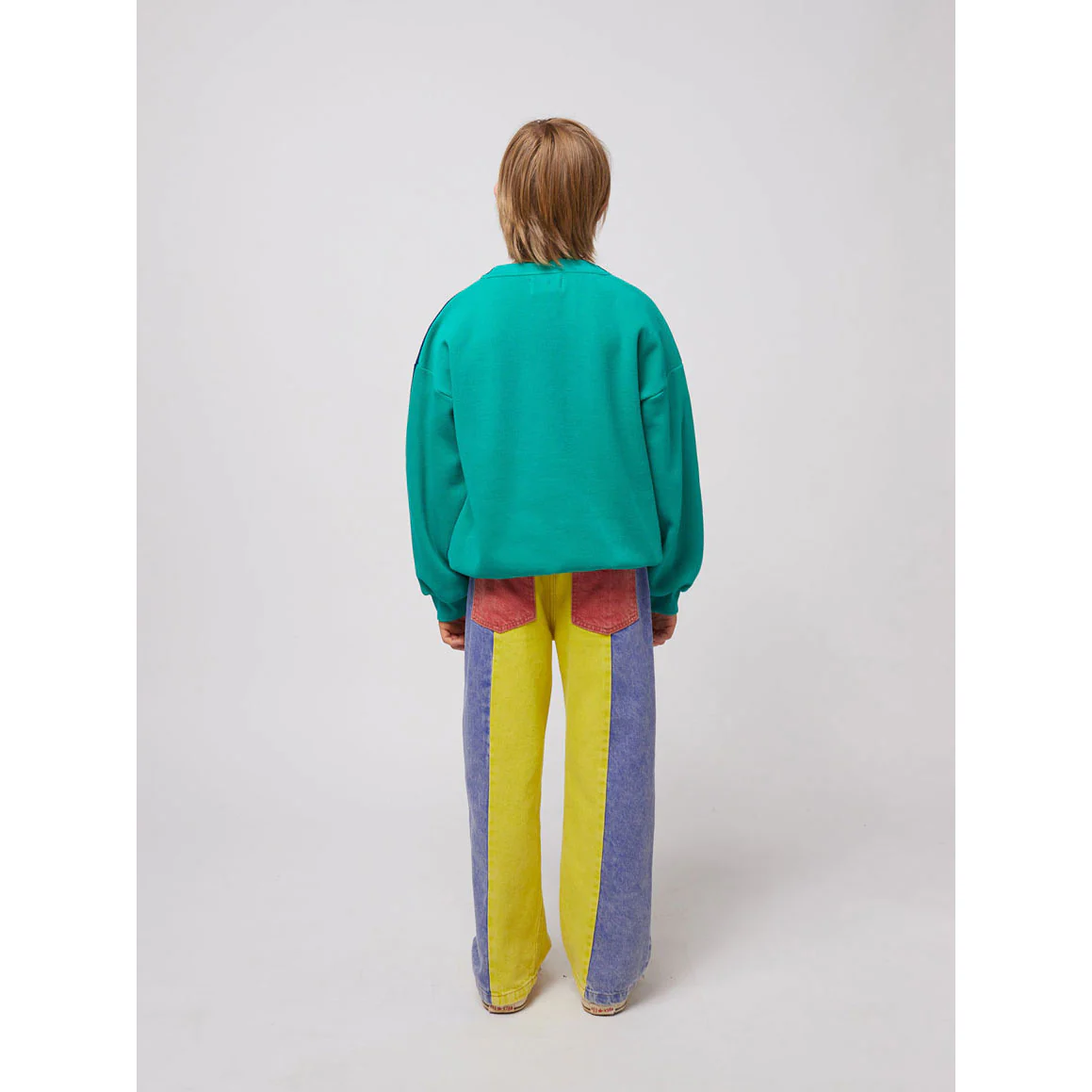 Bobo Choses Navy Blue Smiling Sweatshirt - Image 5