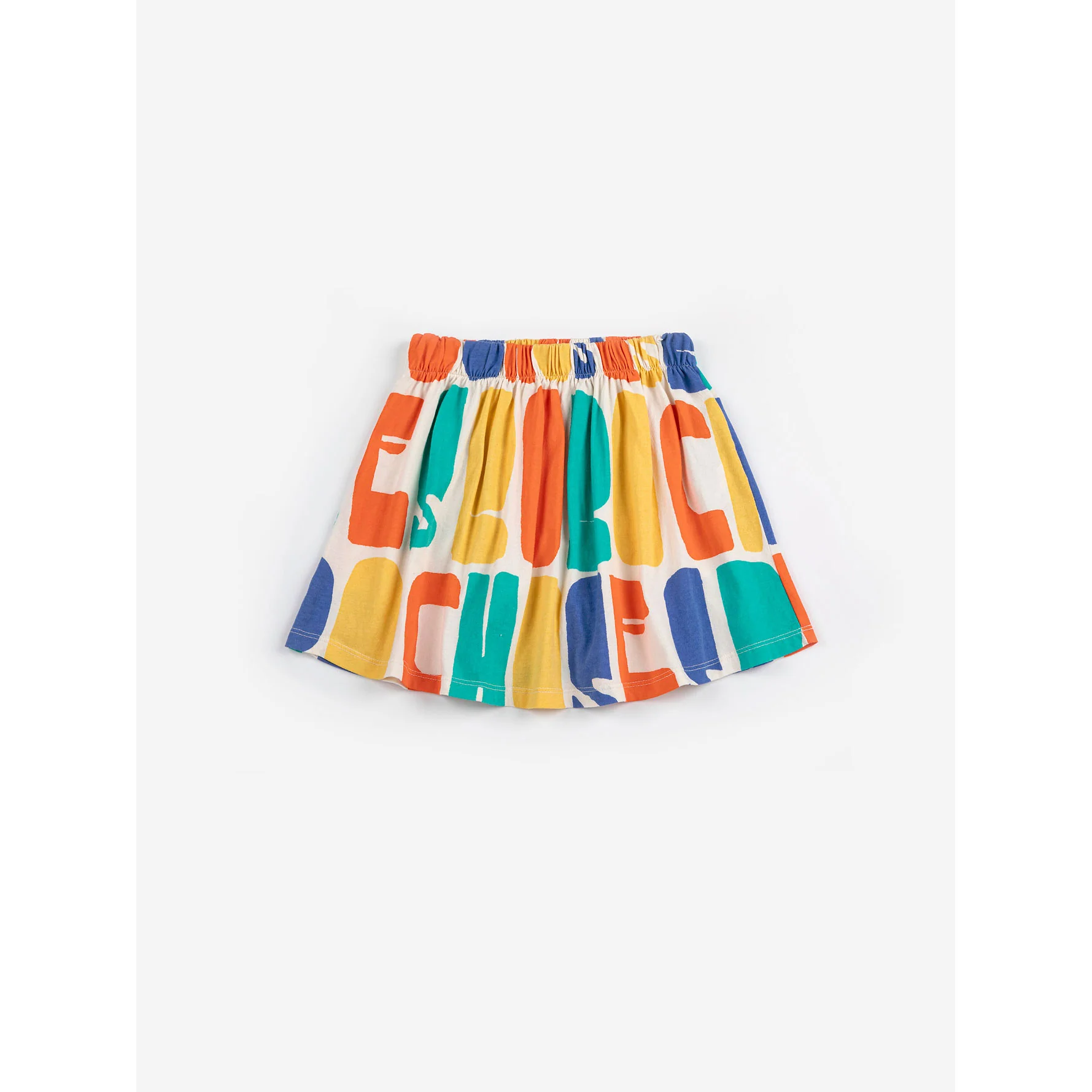 Bobo Choses Off White Bobo Choses Color All Over Skirt