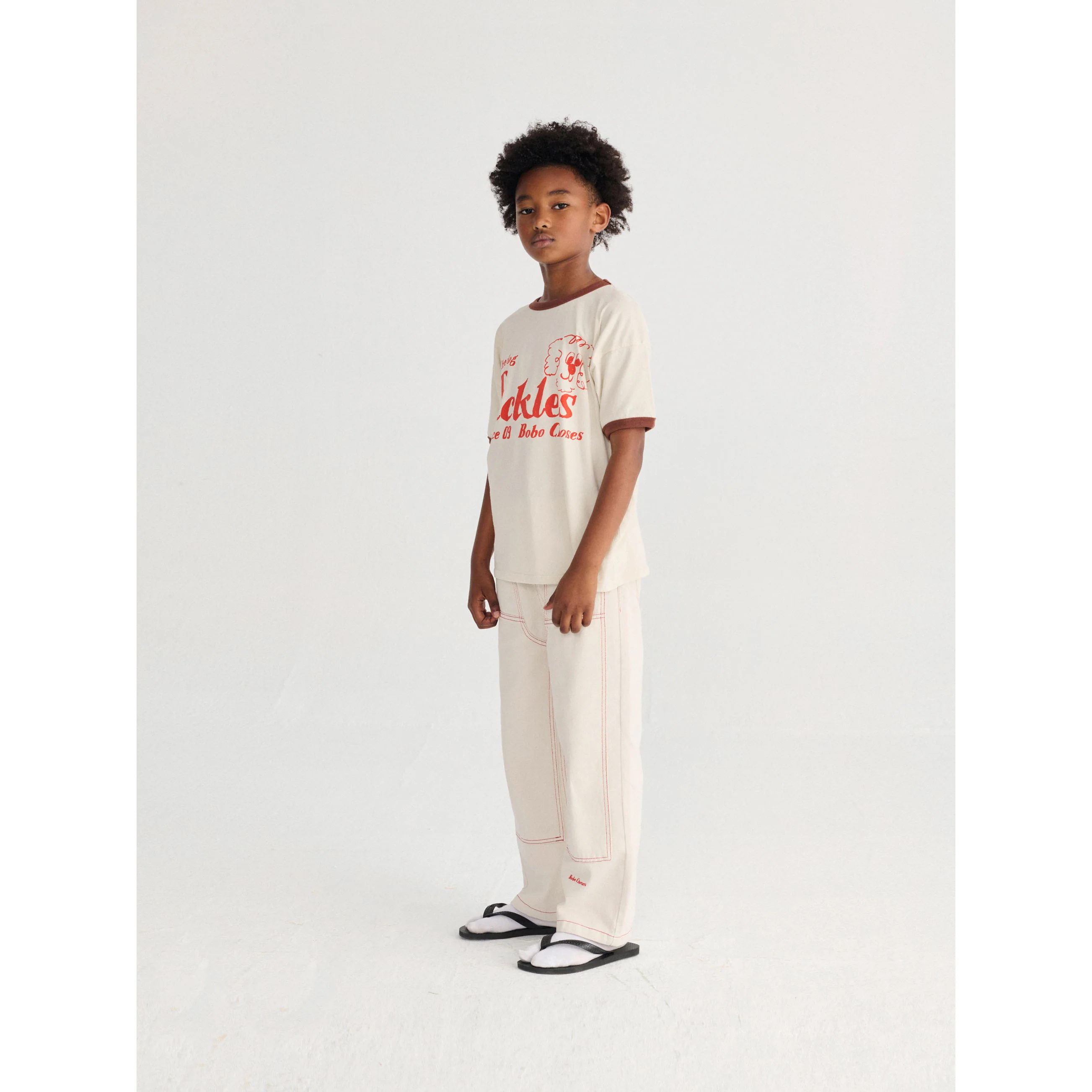 Bobo Choses Off White Dog T-Shirt - Image 4