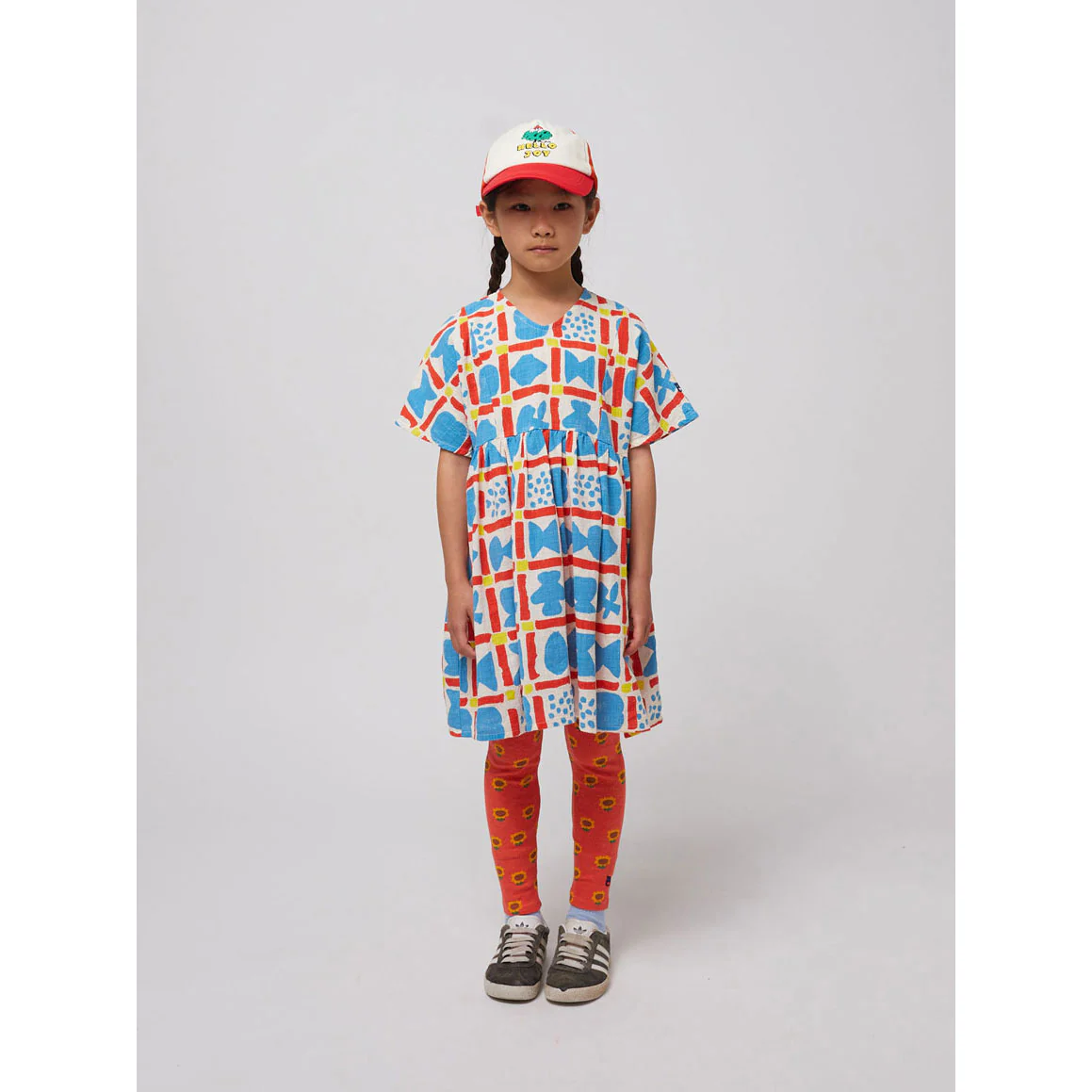 Bobo Choses Off White Geometric Game All Over Dress - Image 2