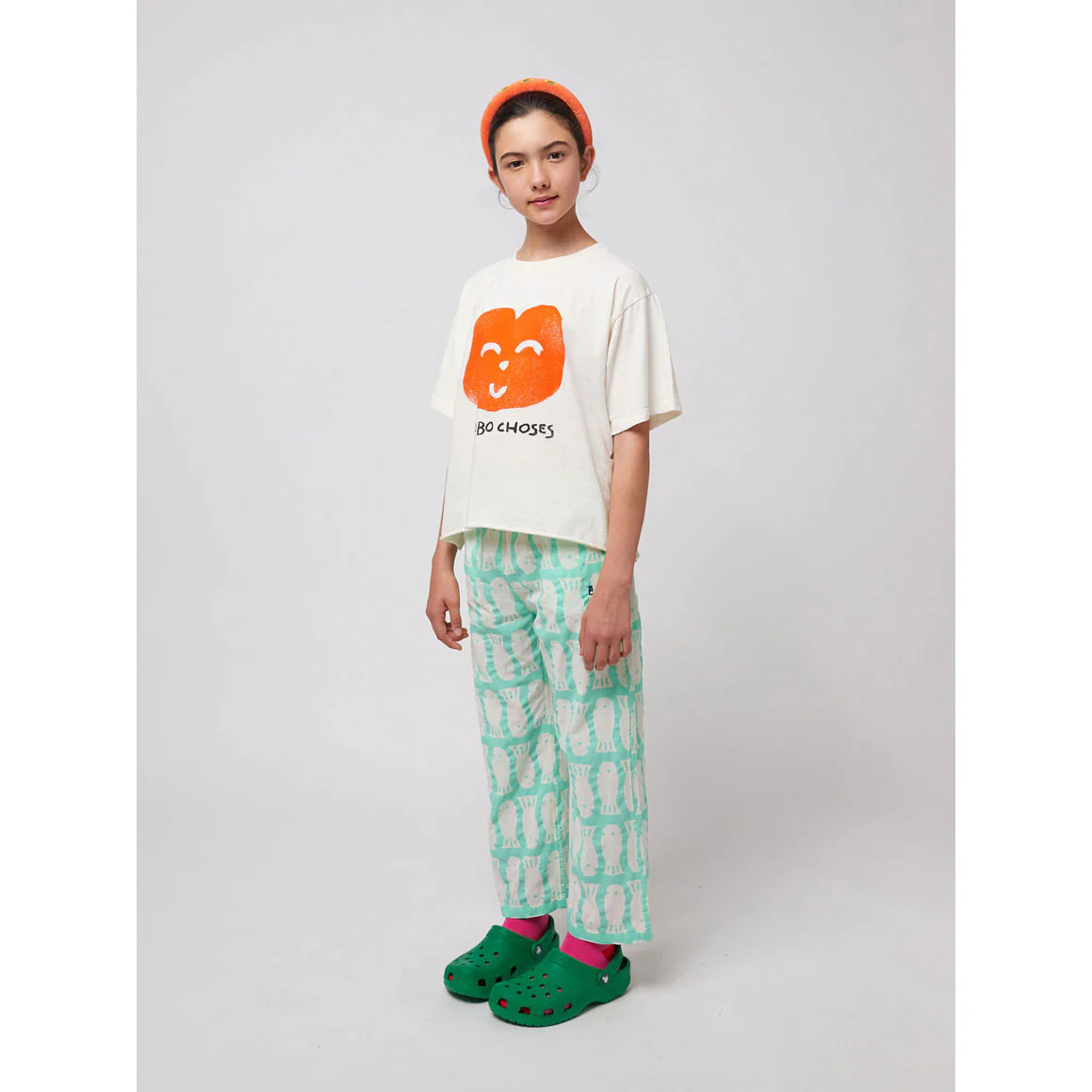 Bobo Choses Off White Joyful Face T-Shirt - Image 3