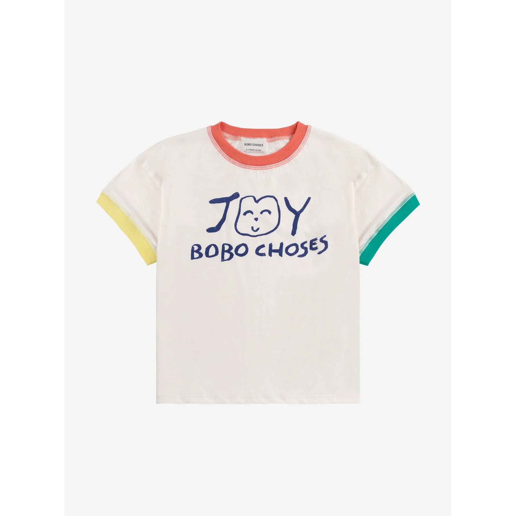 Bobo Choses Off White  Smiling T-Shirt