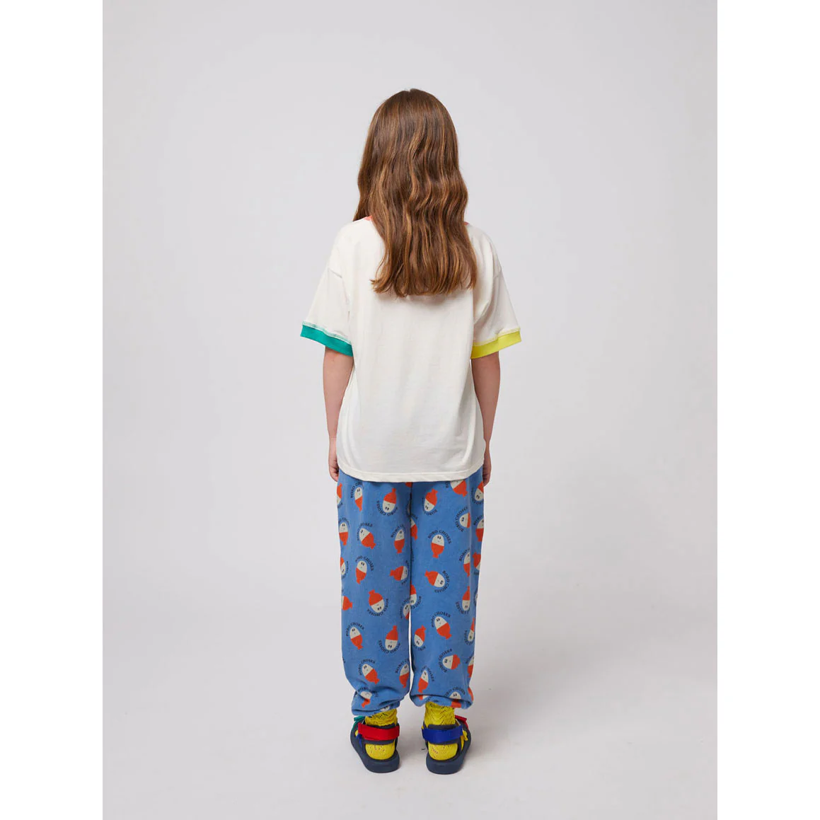 Bobo Choses Off White  Smiling T-Shirt - Image 4