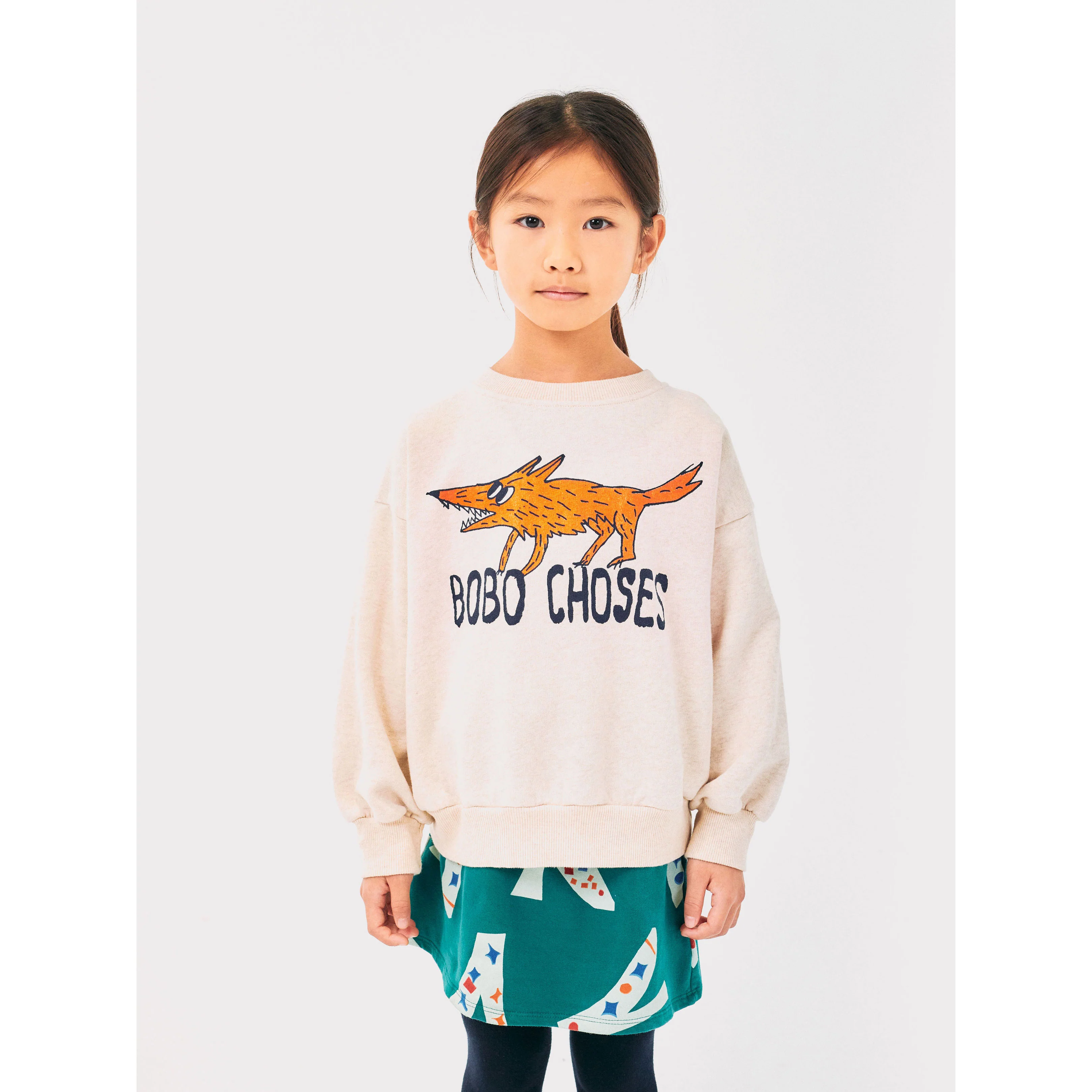 Bobo Choses Off White The Clever Fox Sweatshirt - Image 2