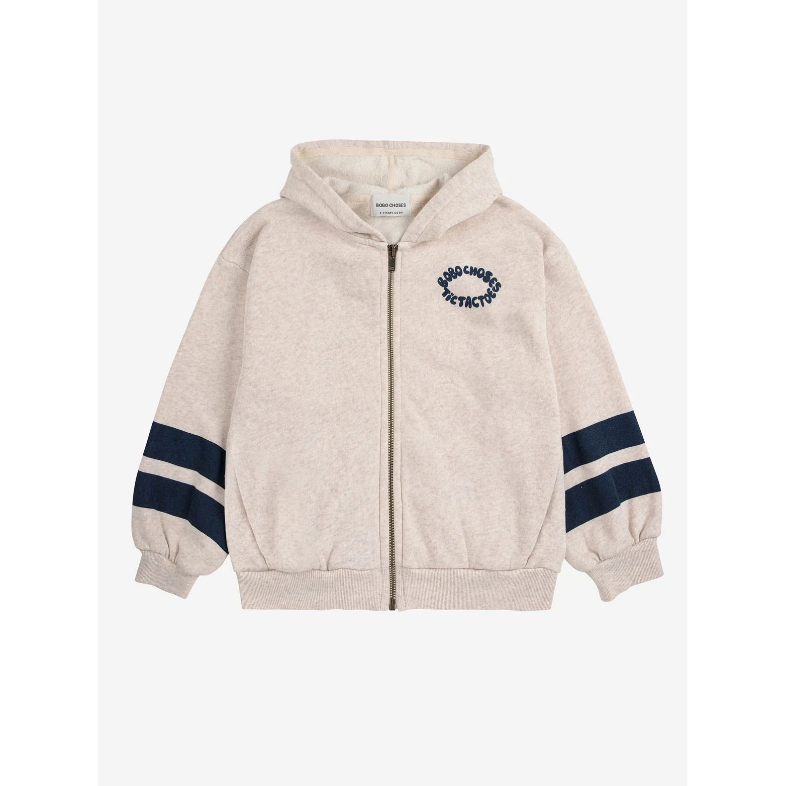 Bobo Choses Off White Tic Tac Toe Zipped Hoodie