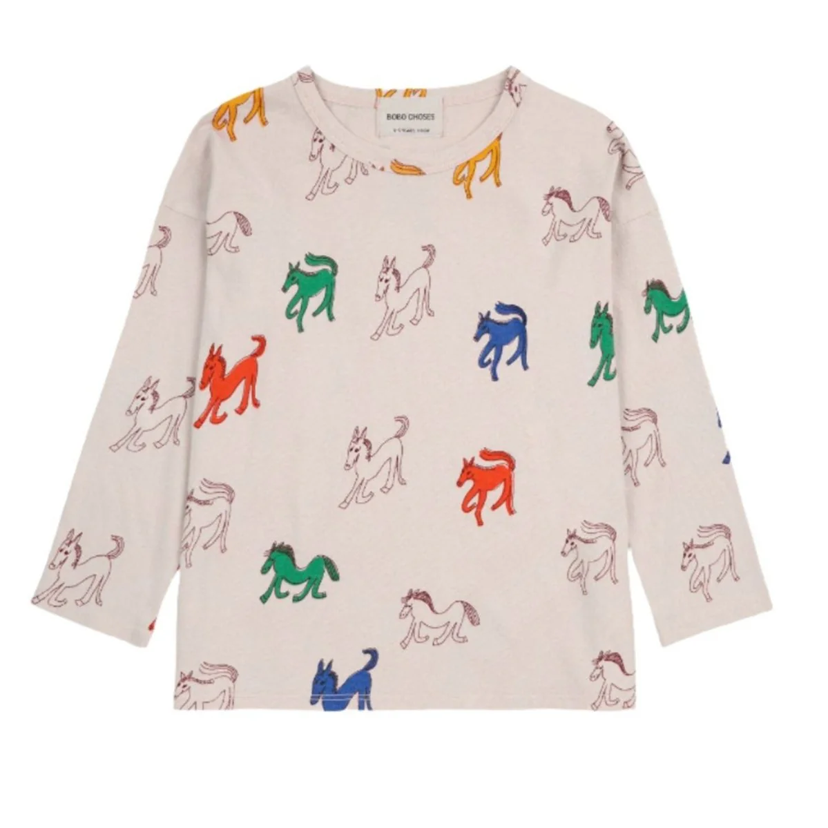 Bobo Choses Off White Wonder Horse Allover T-Shirt